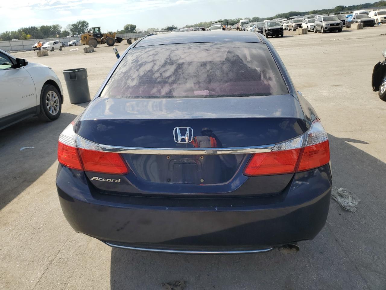2013 Honda Accord Lx Blue vin: 1HGCR2F32DA035754
