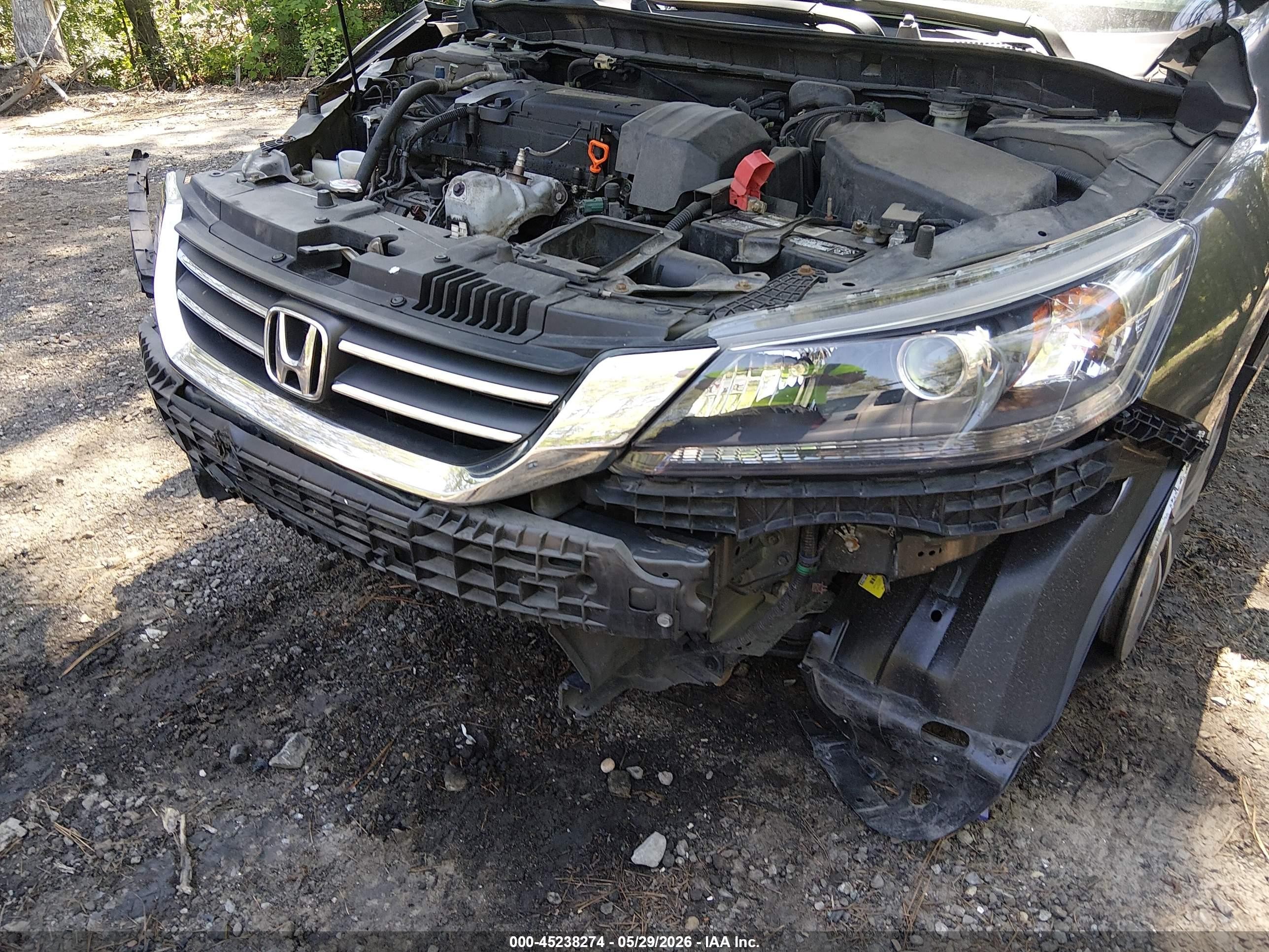 2013 Honda Accord Lx Black vin: 1HGCR2F32DA051842