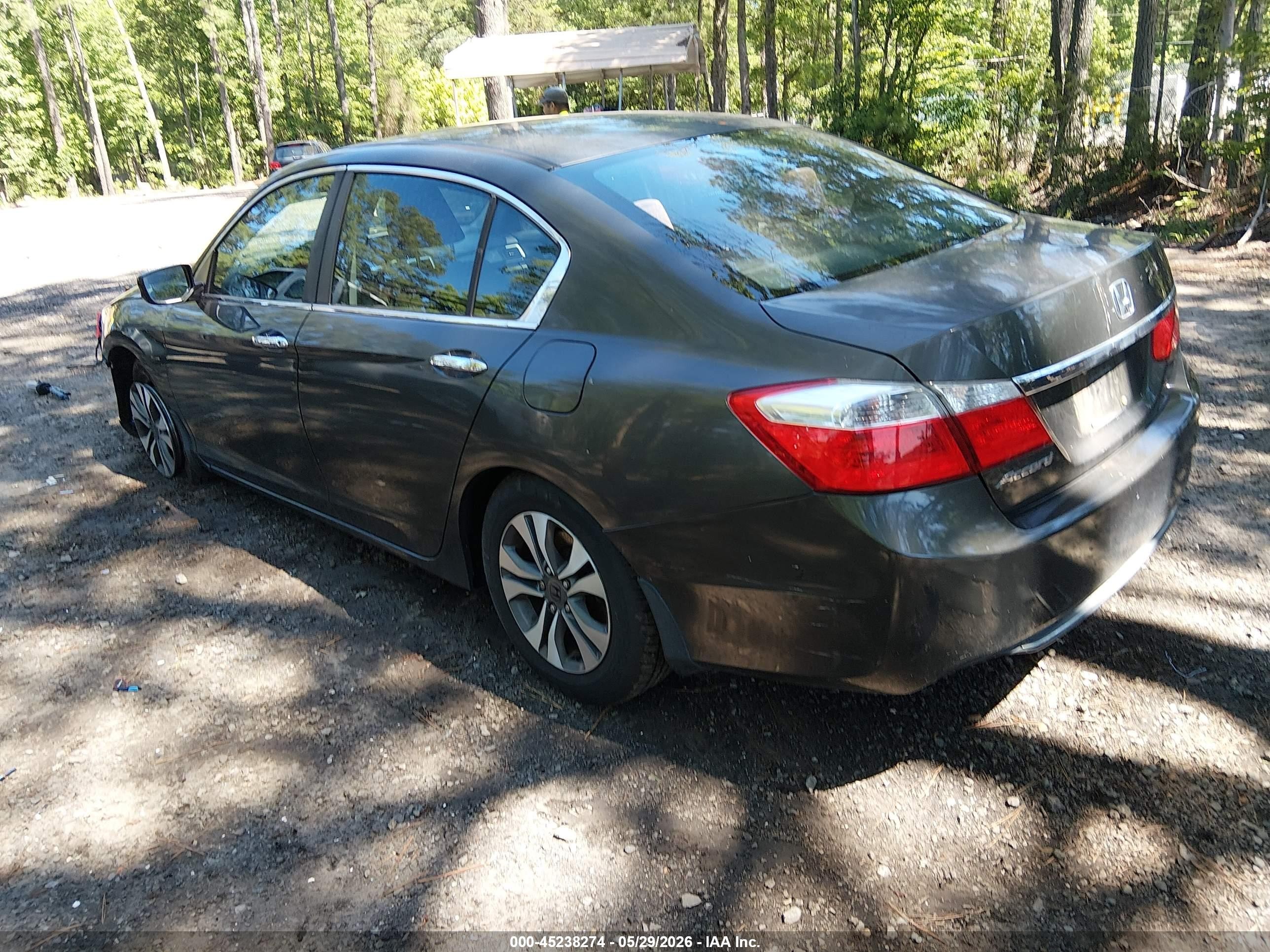 2013 Honda Accord Lx Black vin: 1HGCR2F32DA051842