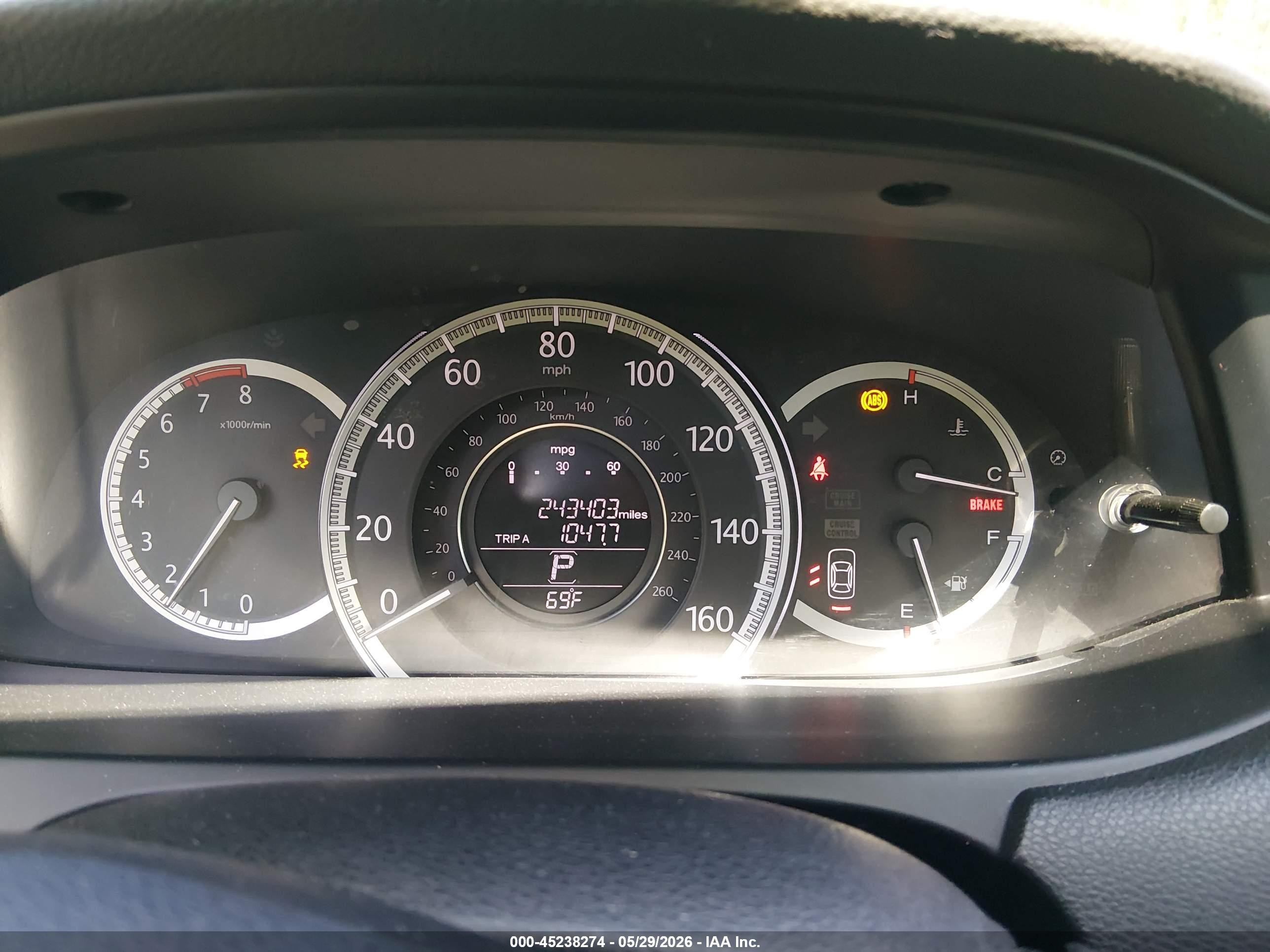 2013 Honda Accord Lx Black vin: 1HGCR2F32DA051842