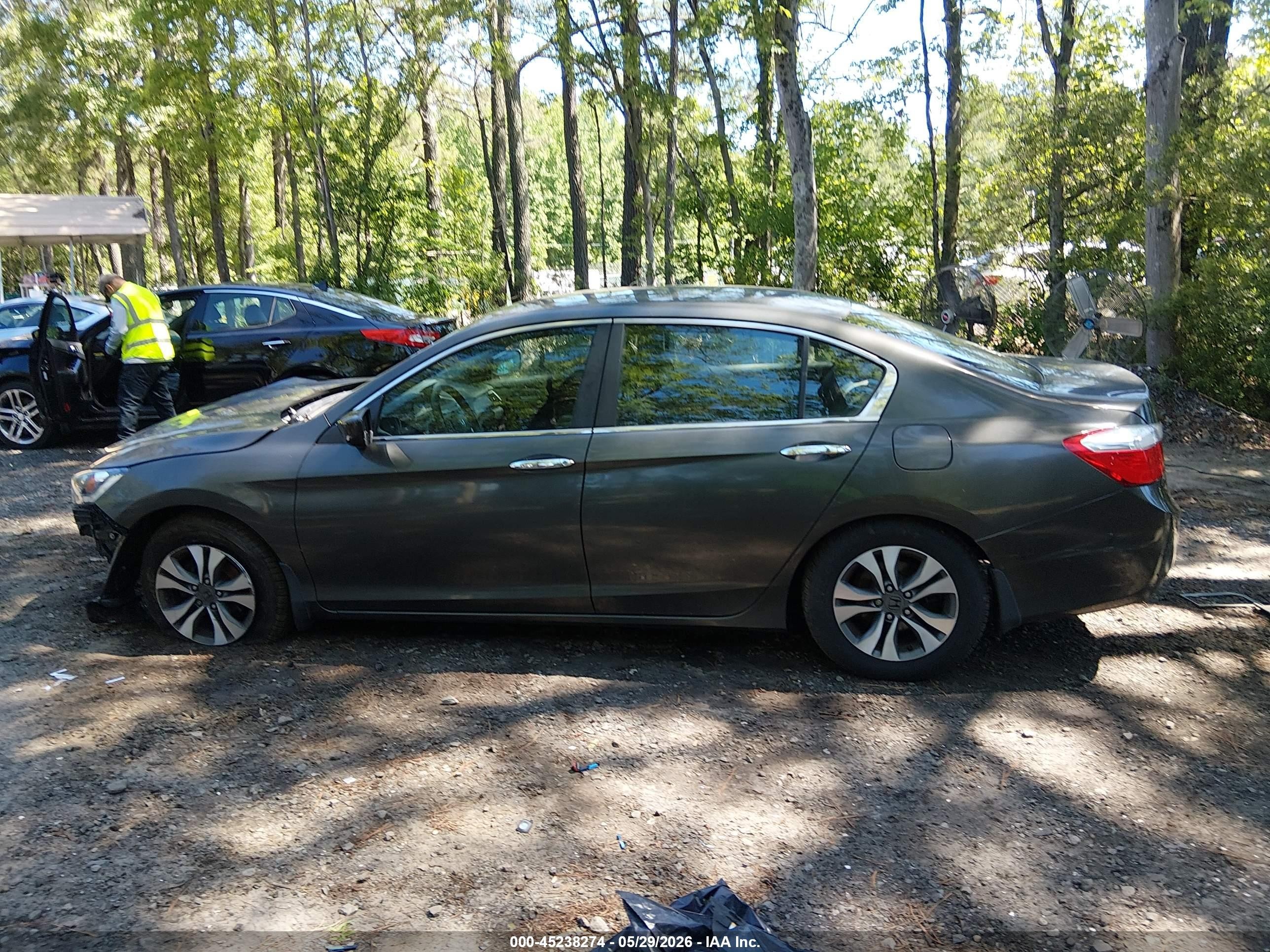 2013 Honda Accord Lx Black vin: 1HGCR2F32DA051842