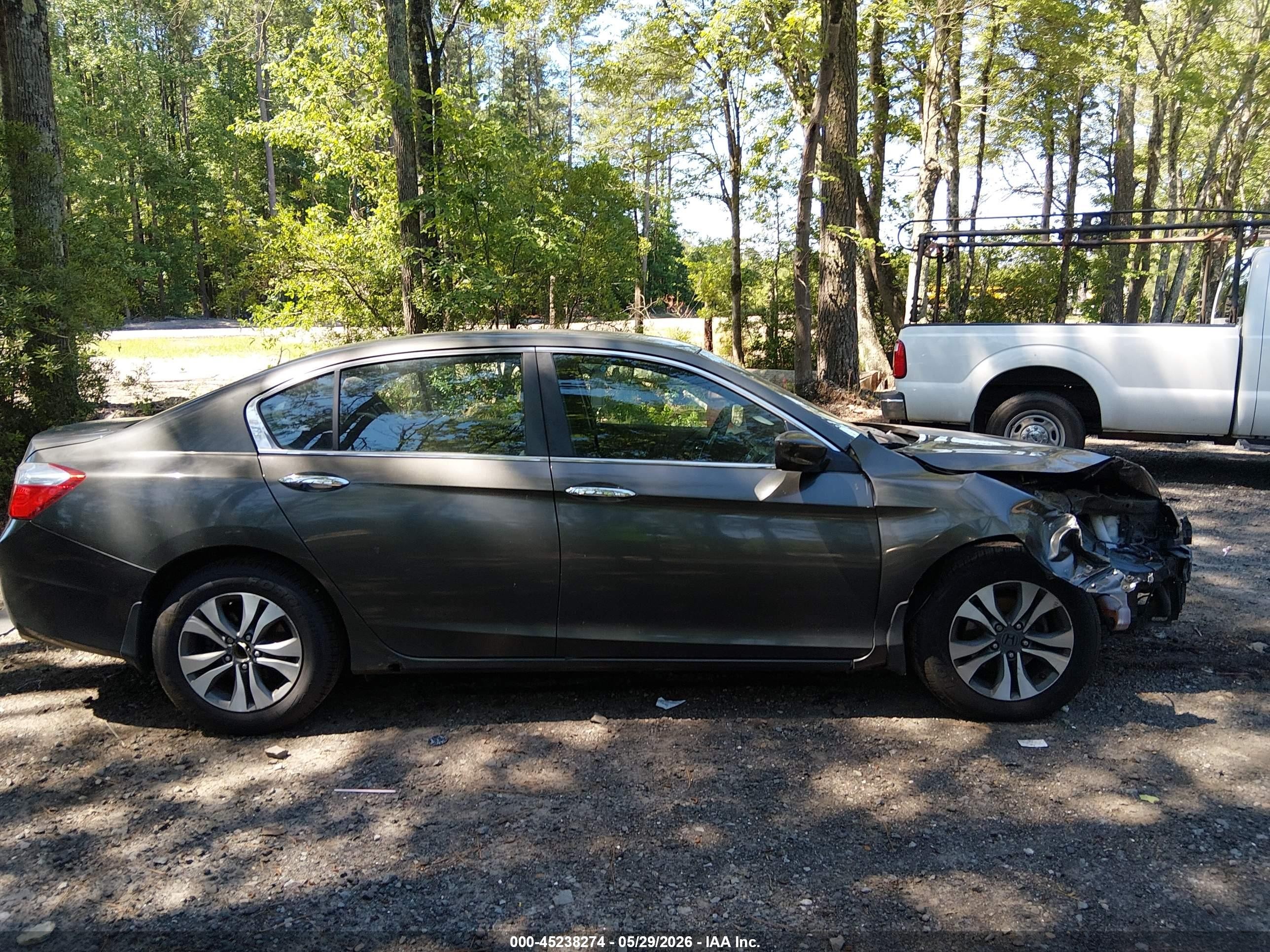 2013 Honda Accord Lx Black vin: 1HGCR2F32DA051842