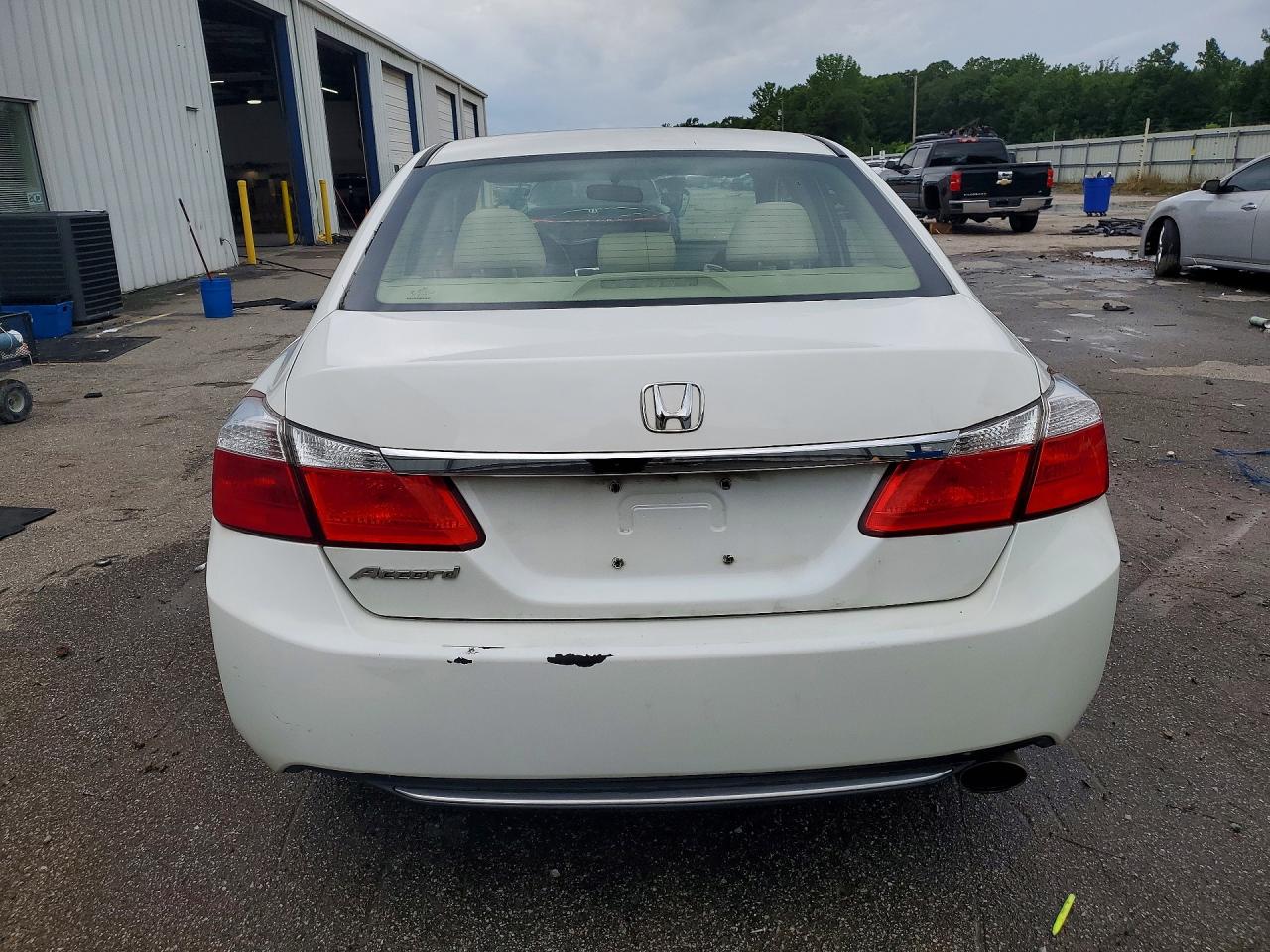 2013 Honda Accord Lx White vin: 1HGCR2F32DA064431