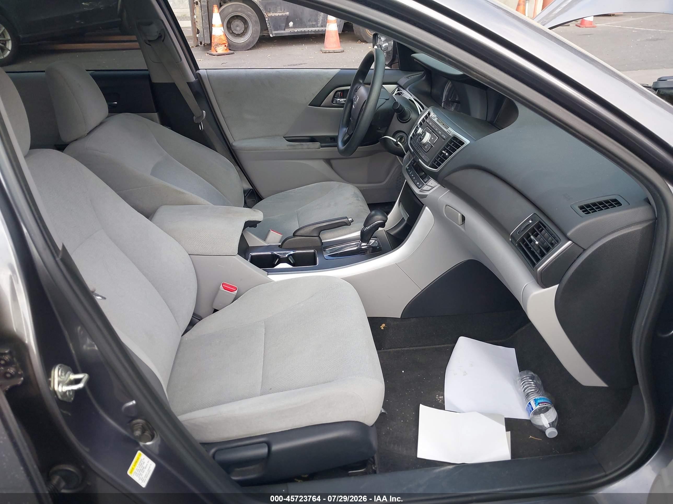 2013 Honda Accord Lx Gray vin: 1HGCR2F32DA067555