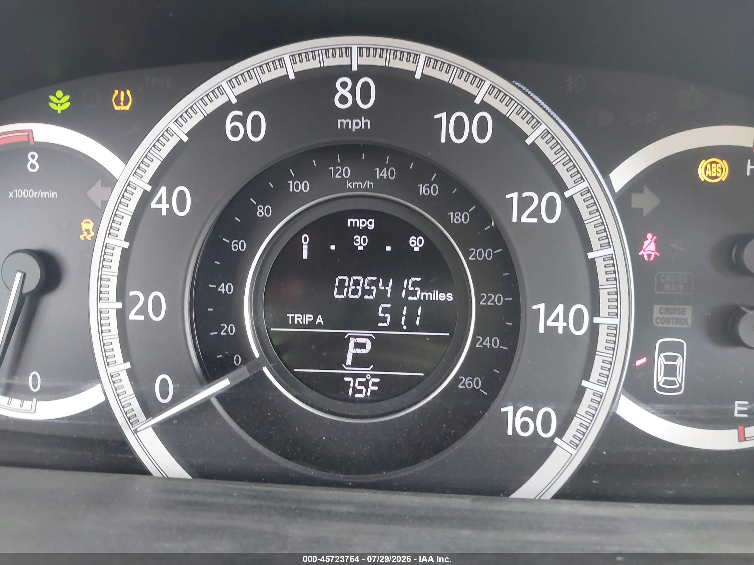 2013 Honda Accord Lx Gray vin: 1HGCR2F32DA067555
