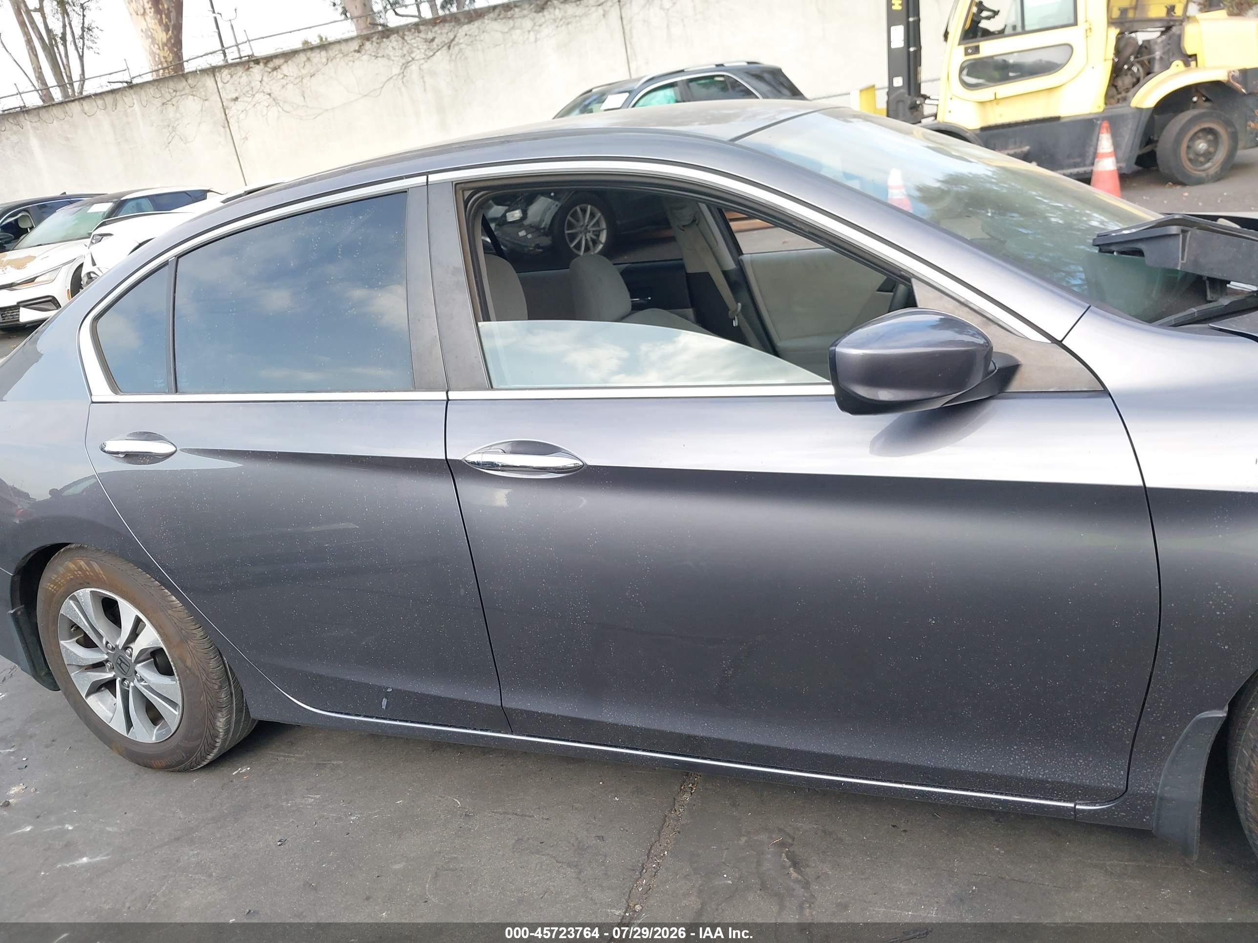 2013 Honda Accord Lx Gray vin: 1HGCR2F32DA067555