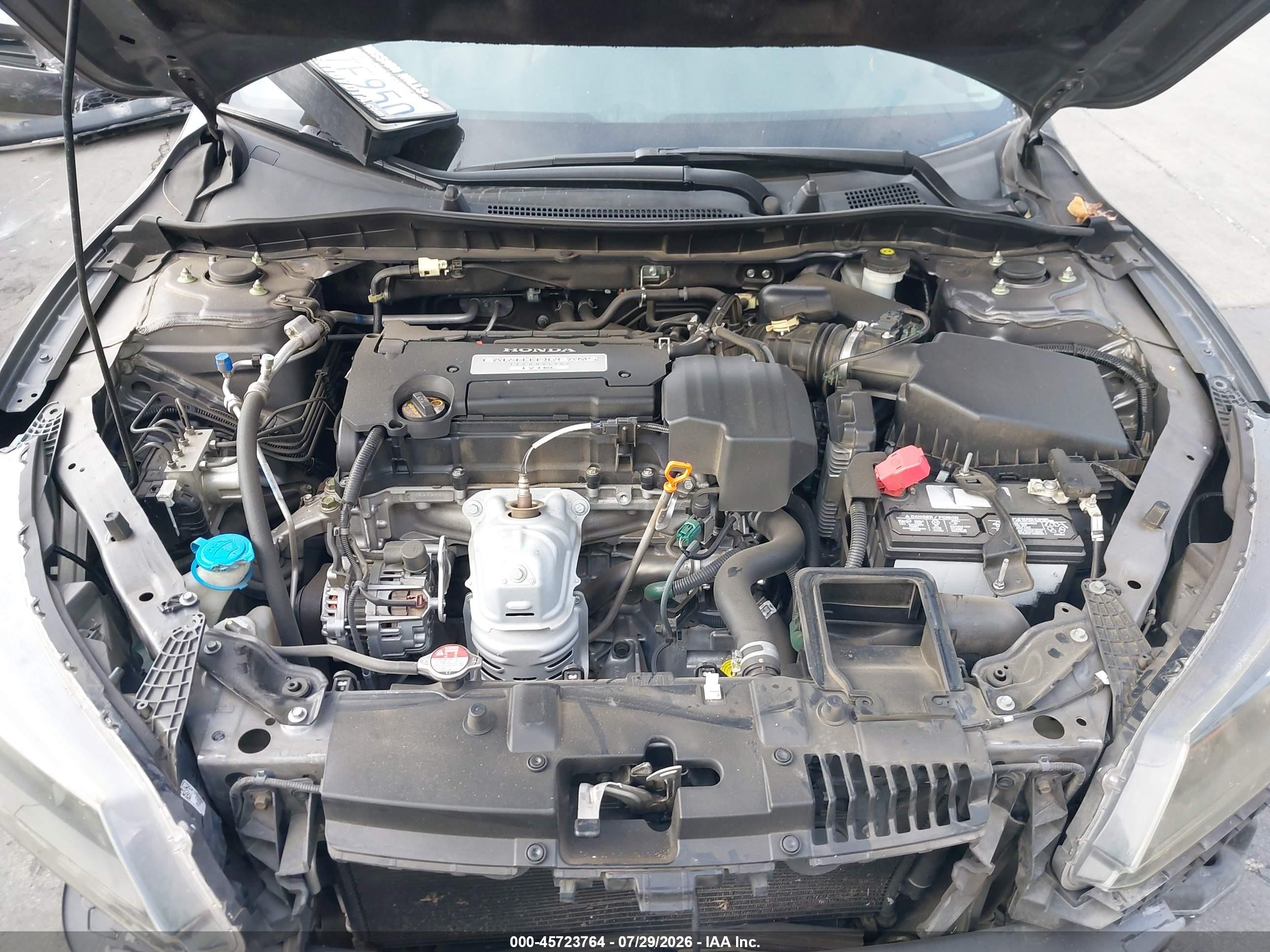 2013 Honda Accord Lx Gray vin: 1HGCR2F32DA067555