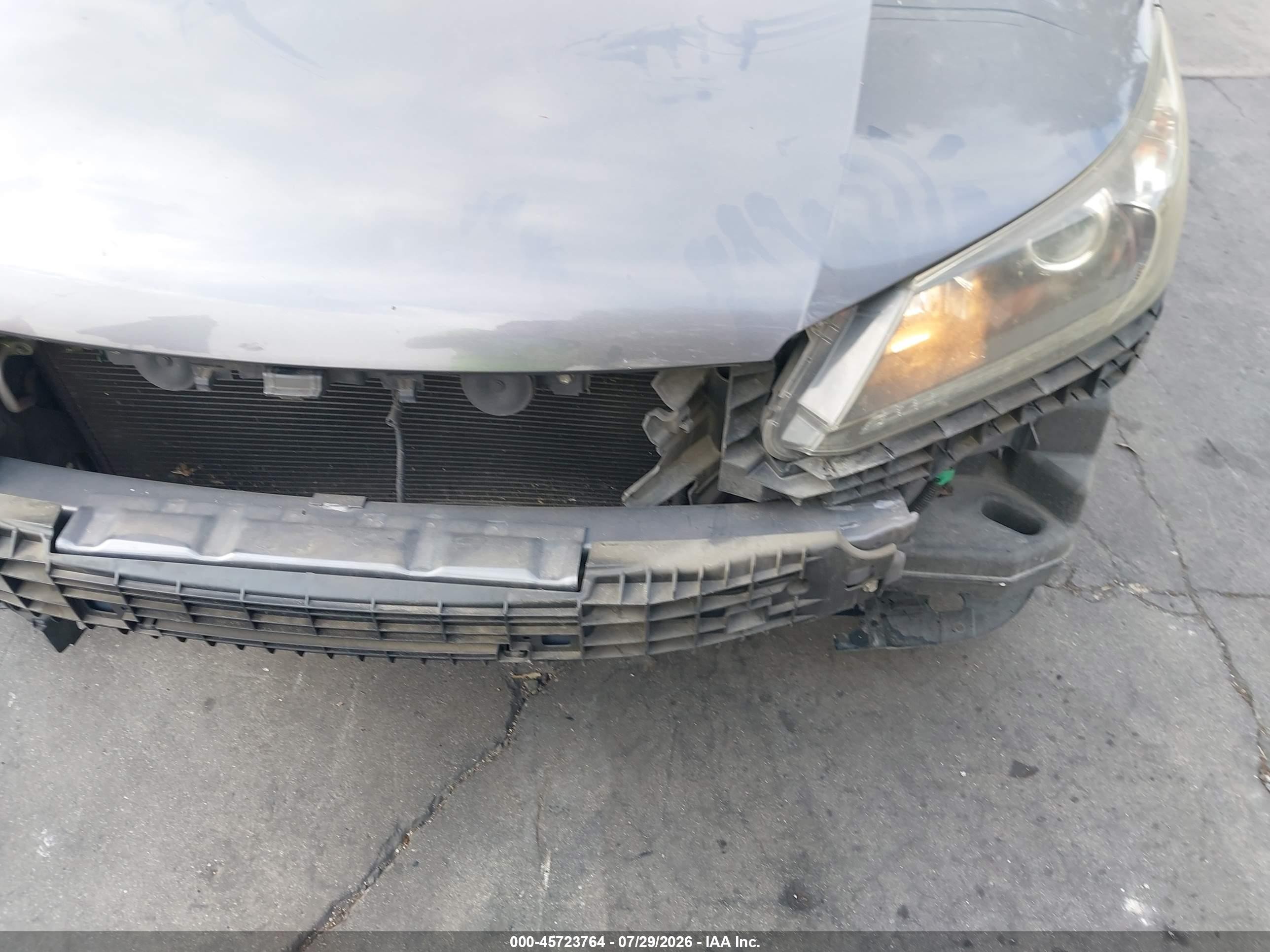 2013 Honda Accord Lx Gray vin: 1HGCR2F32DA067555
