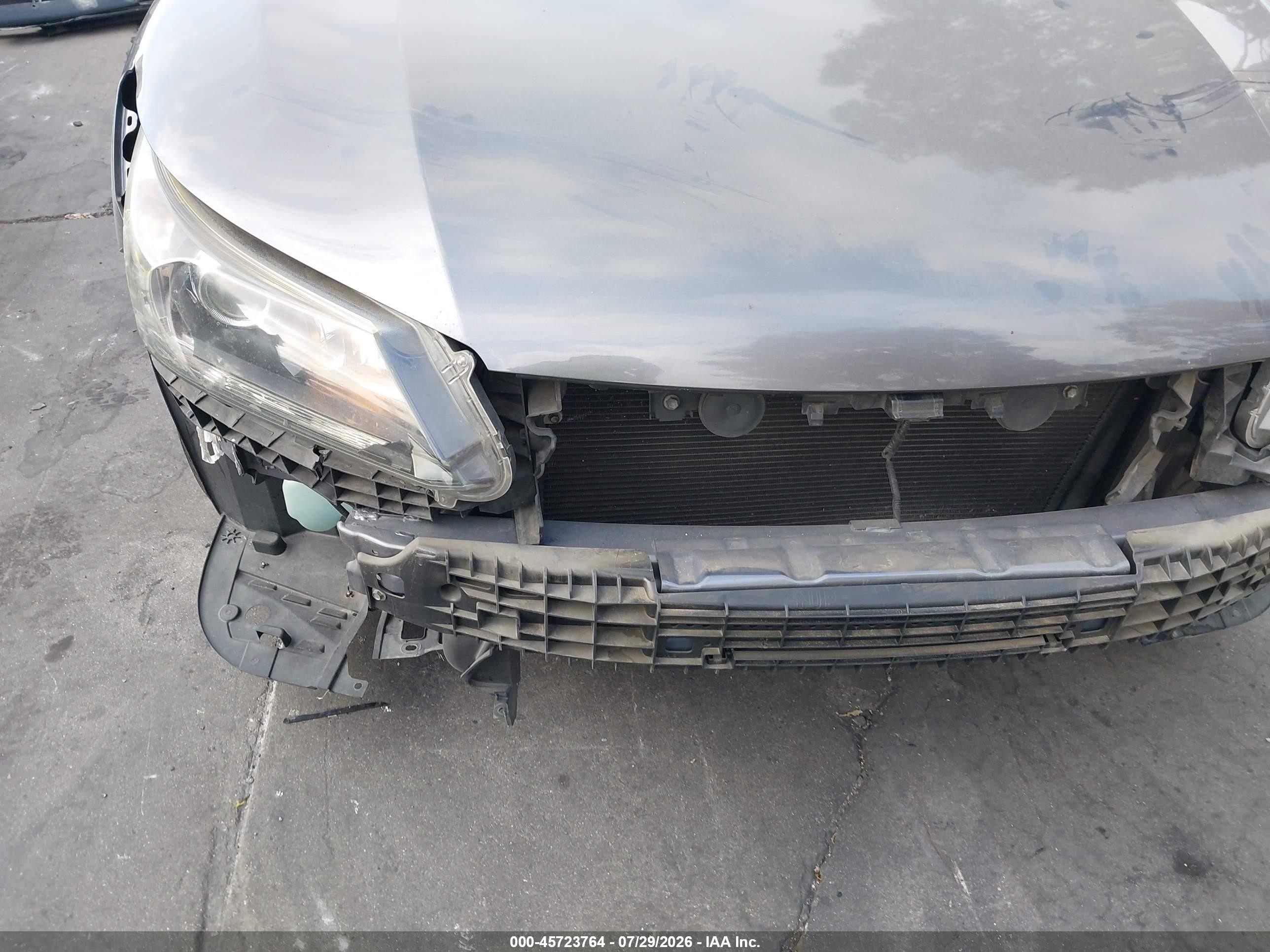 2013 Honda Accord Lx Gray vin: 1HGCR2F32DA067555