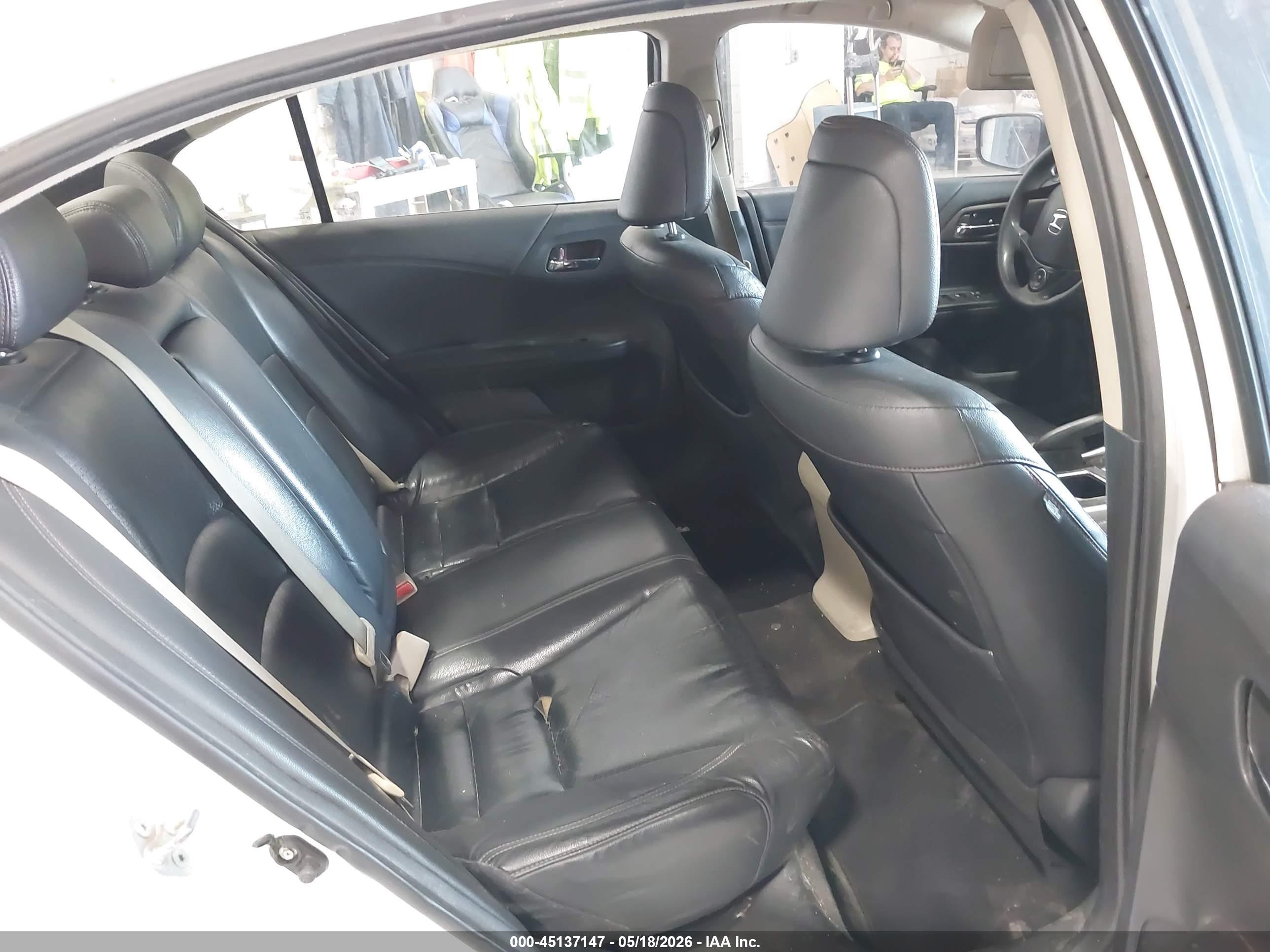 2013 Honda Accord Lx White vin: 1HGCR2F32DA088230