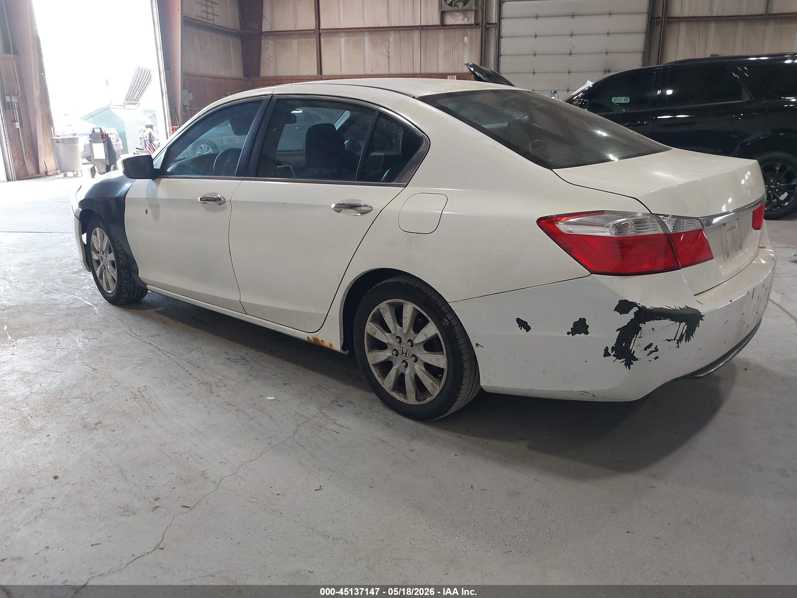 2013 Honda Accord Lx White vin: 1HGCR2F32DA088230