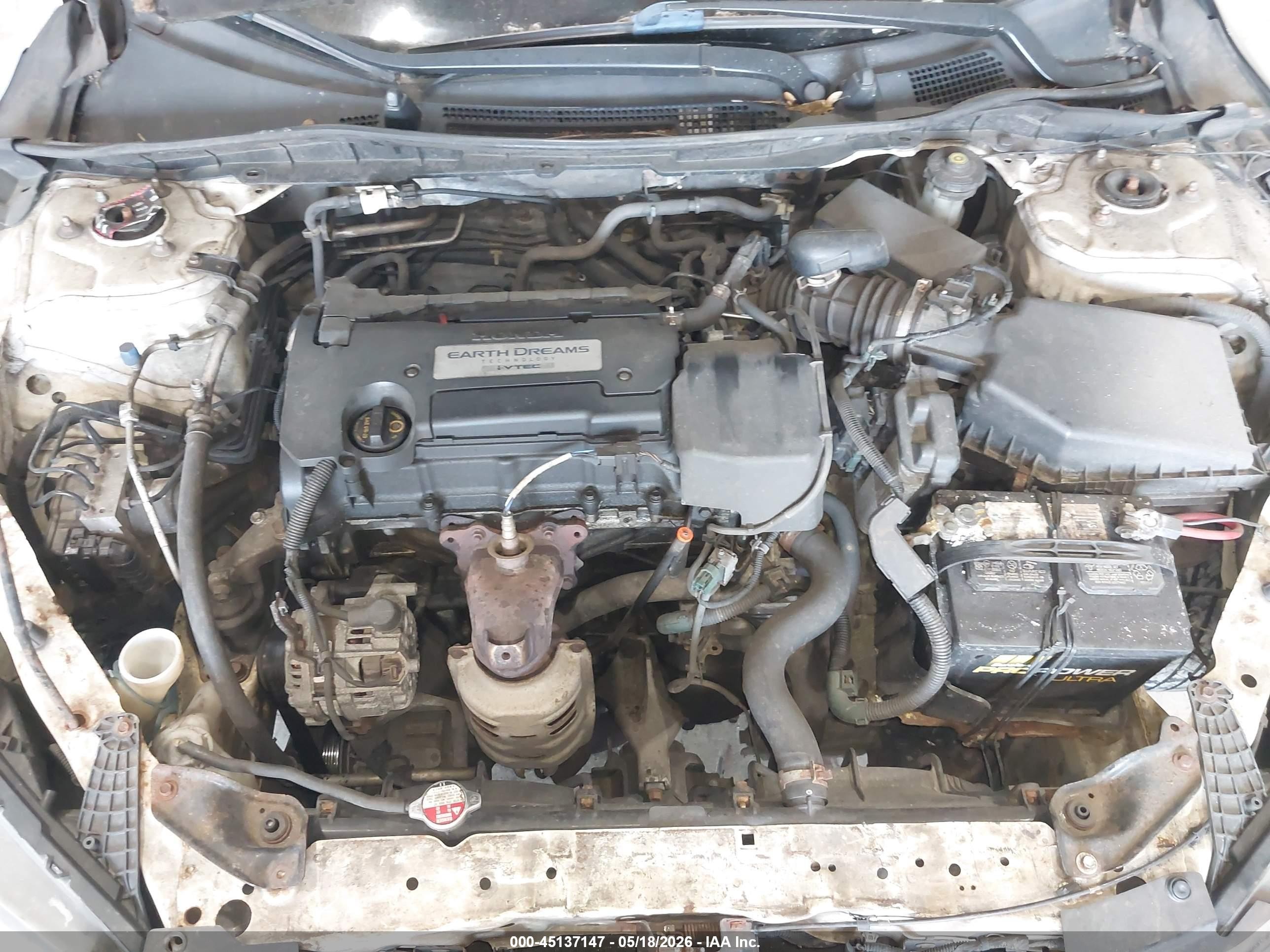 2013 Honda Accord Lx White vin: 1HGCR2F32DA088230
