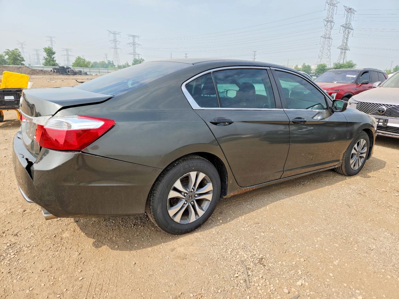 2013 Honda Accord Lx Gray vin: 1HGCR2F32DA088728