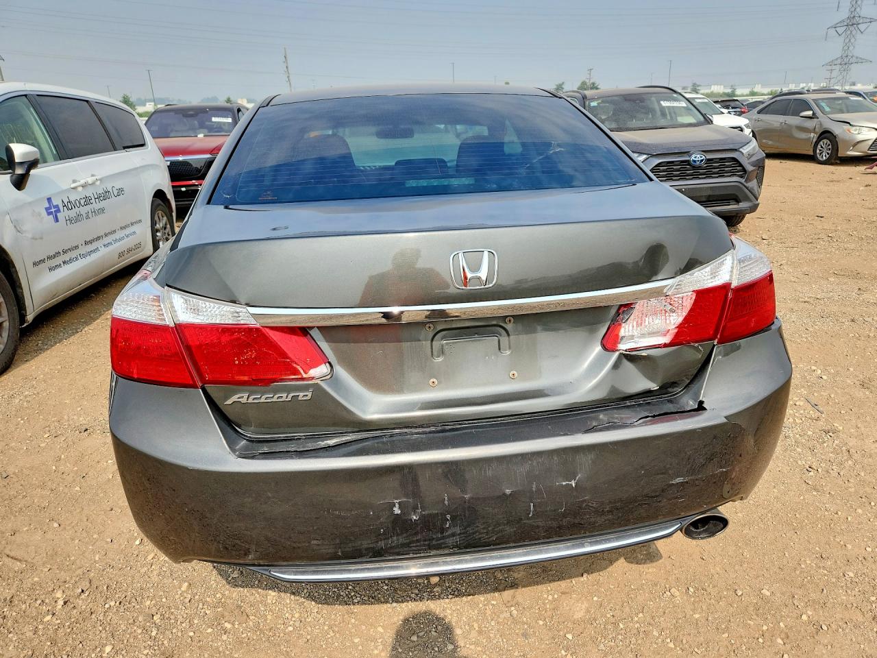 2013 Honda Accord Lx Gray vin: 1HGCR2F32DA088728