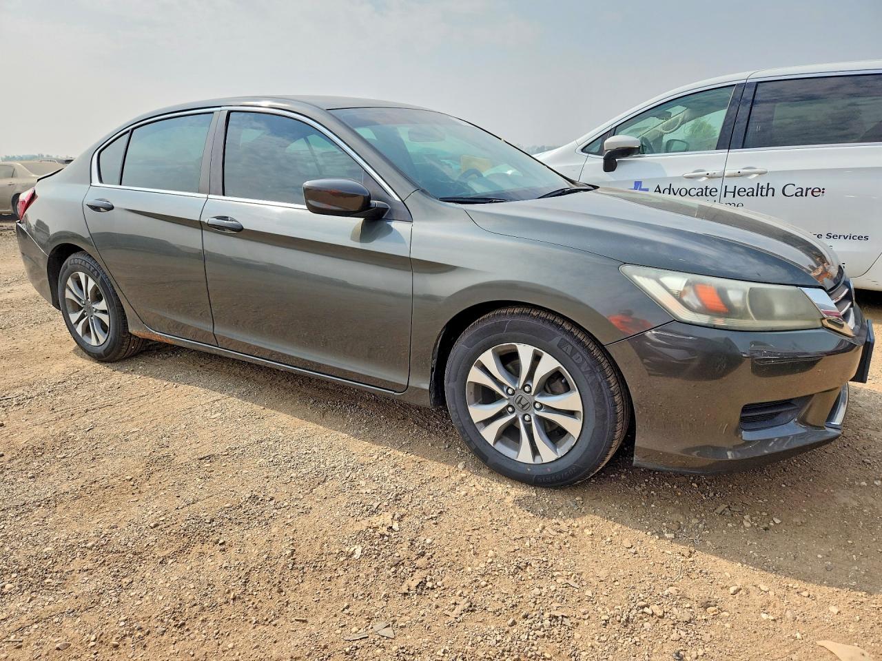 2013 Honda Accord Lx Gray vin: 1HGCR2F32DA088728