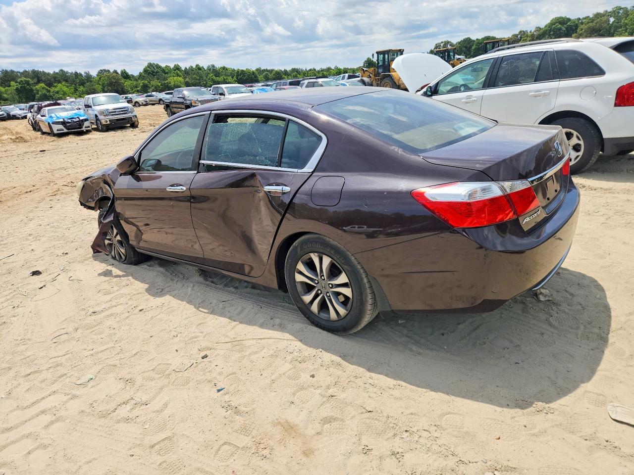 2013 Honda Accord Lx Burgundy vin: 1HGCR2F32DA090012
