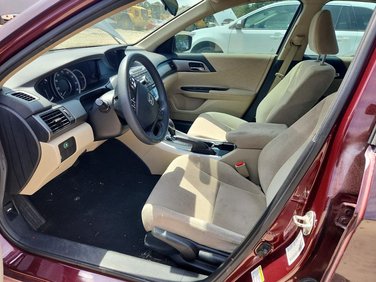 2013 Honda Accord Lx Burgundy vin: 1HGCR2F32DA090012