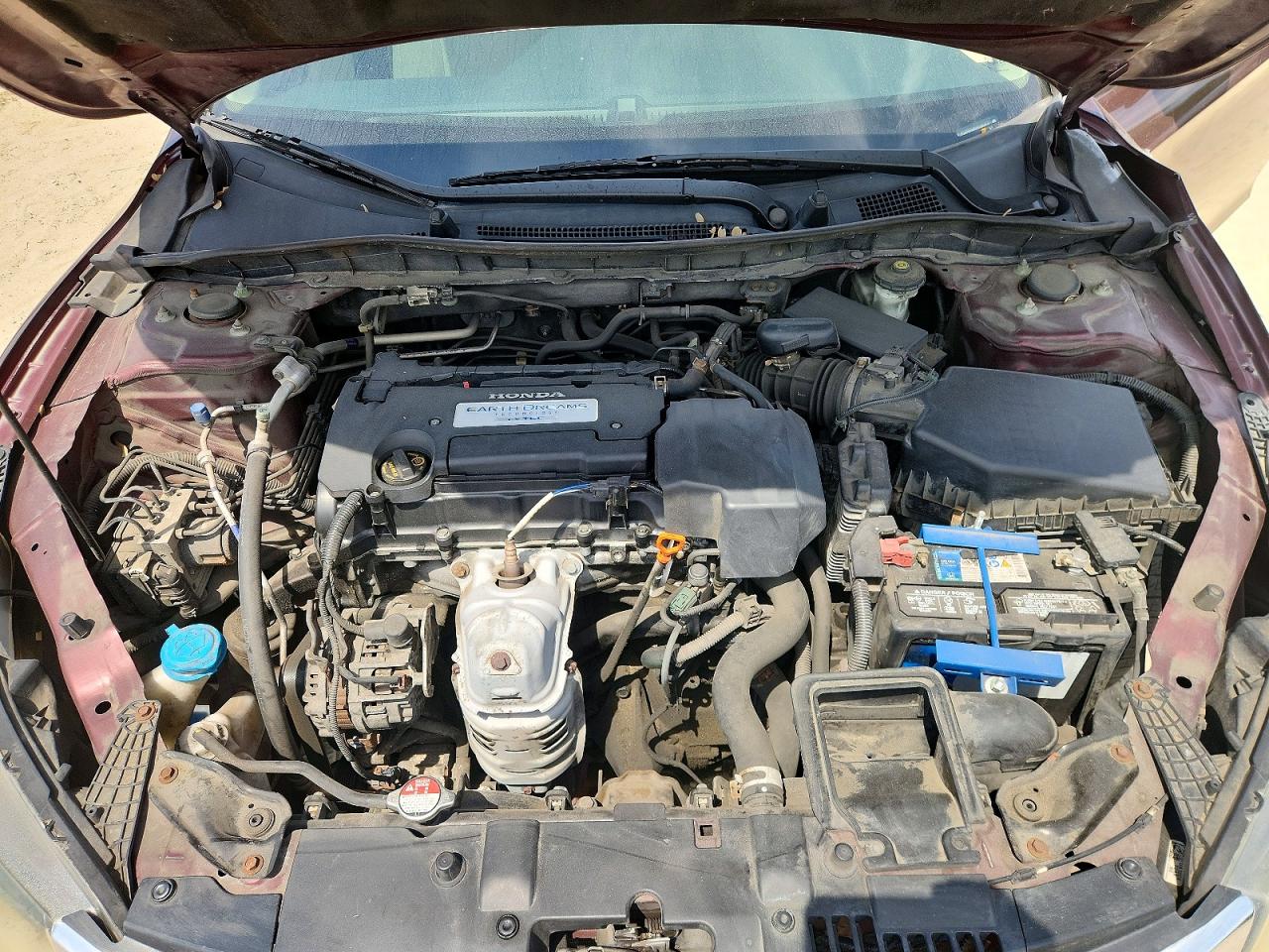 2013 Honda Accord Lx Burgundy vin: 1HGCR2F32DA090012
