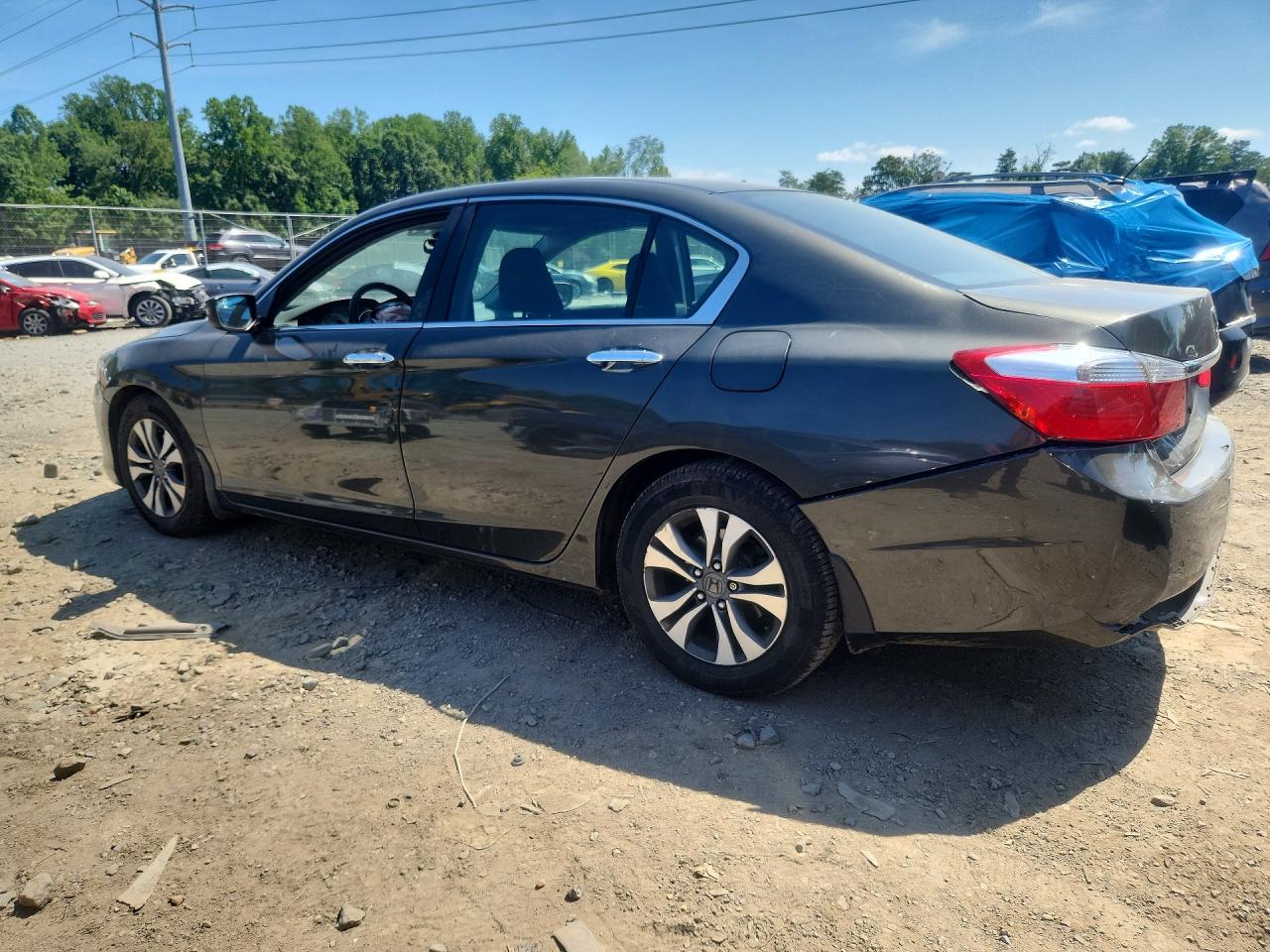 2013 Honda Accord Lx Gray vin: 1HGCR2F32DA099955