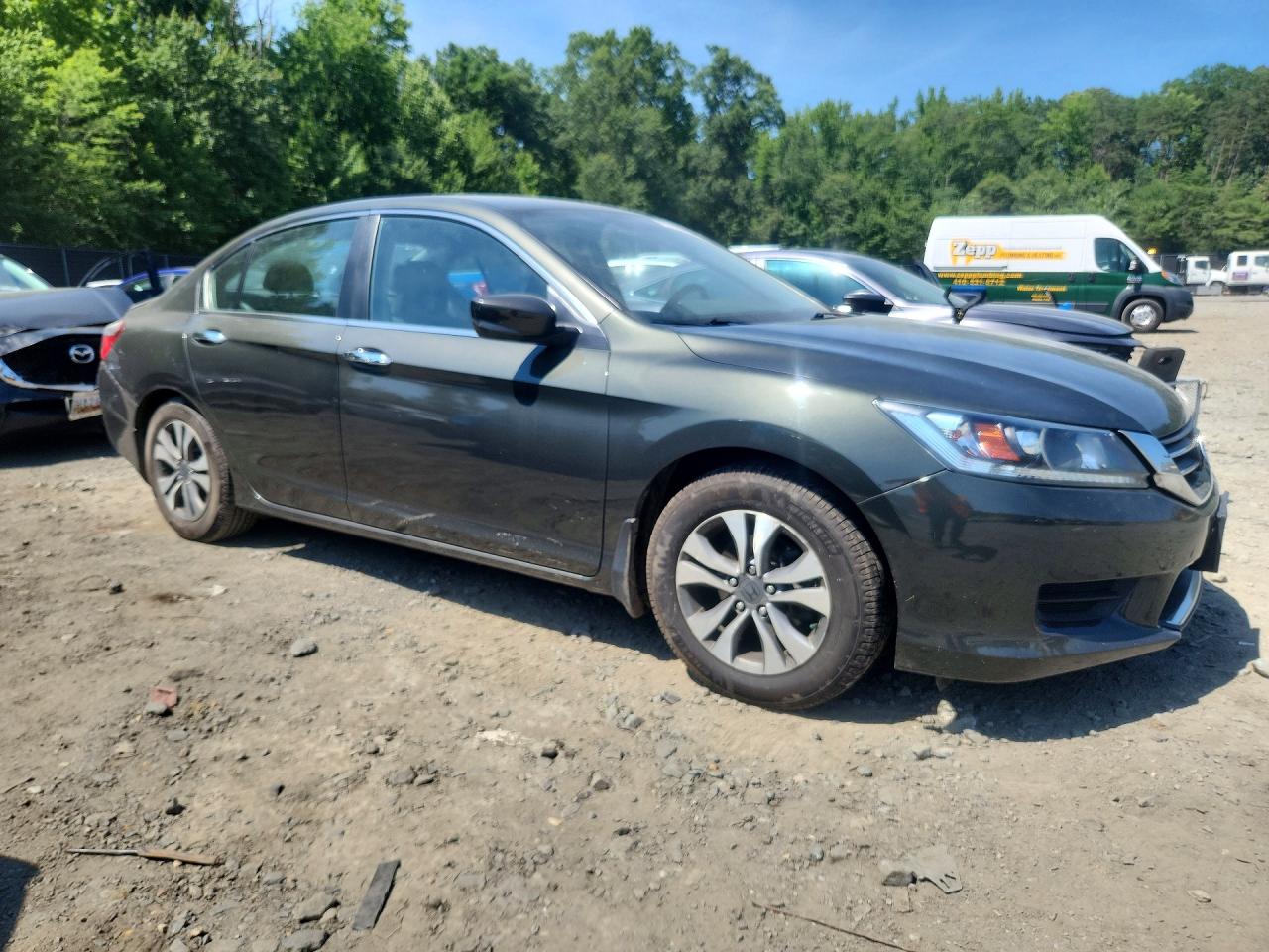 2013 Honda Accord Lx Gray vin: 1HGCR2F32DA099955