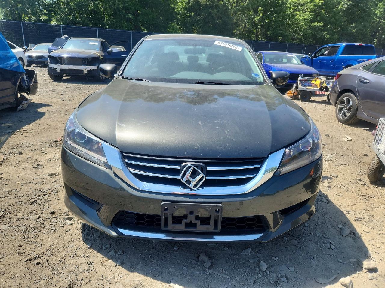 2013 Honda Accord Lx Gray vin: 1HGCR2F32DA099955