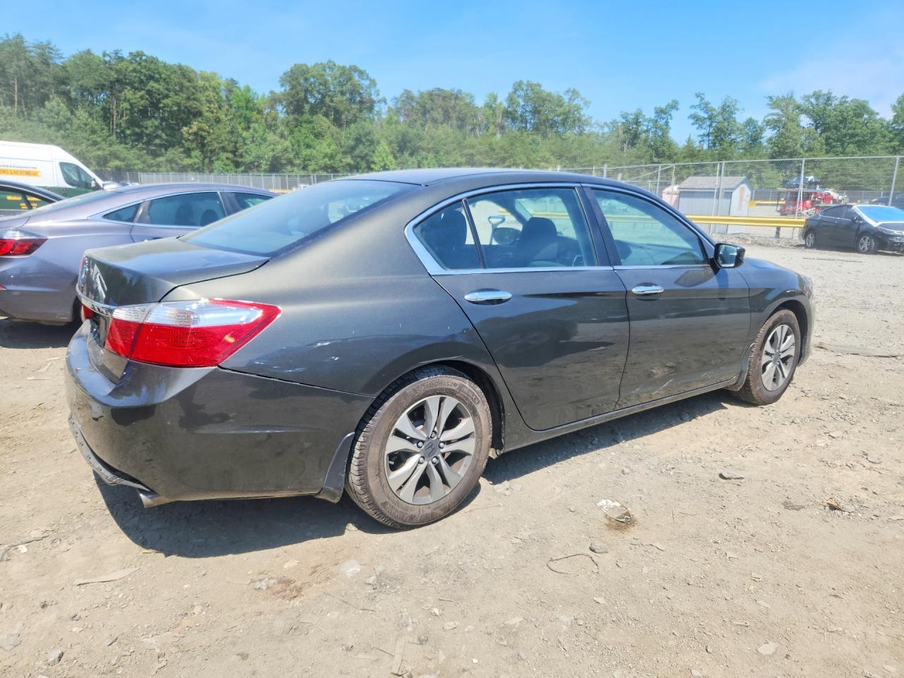 2013 Honda Accord Lx Gray vin: 1HGCR2F32DA099955