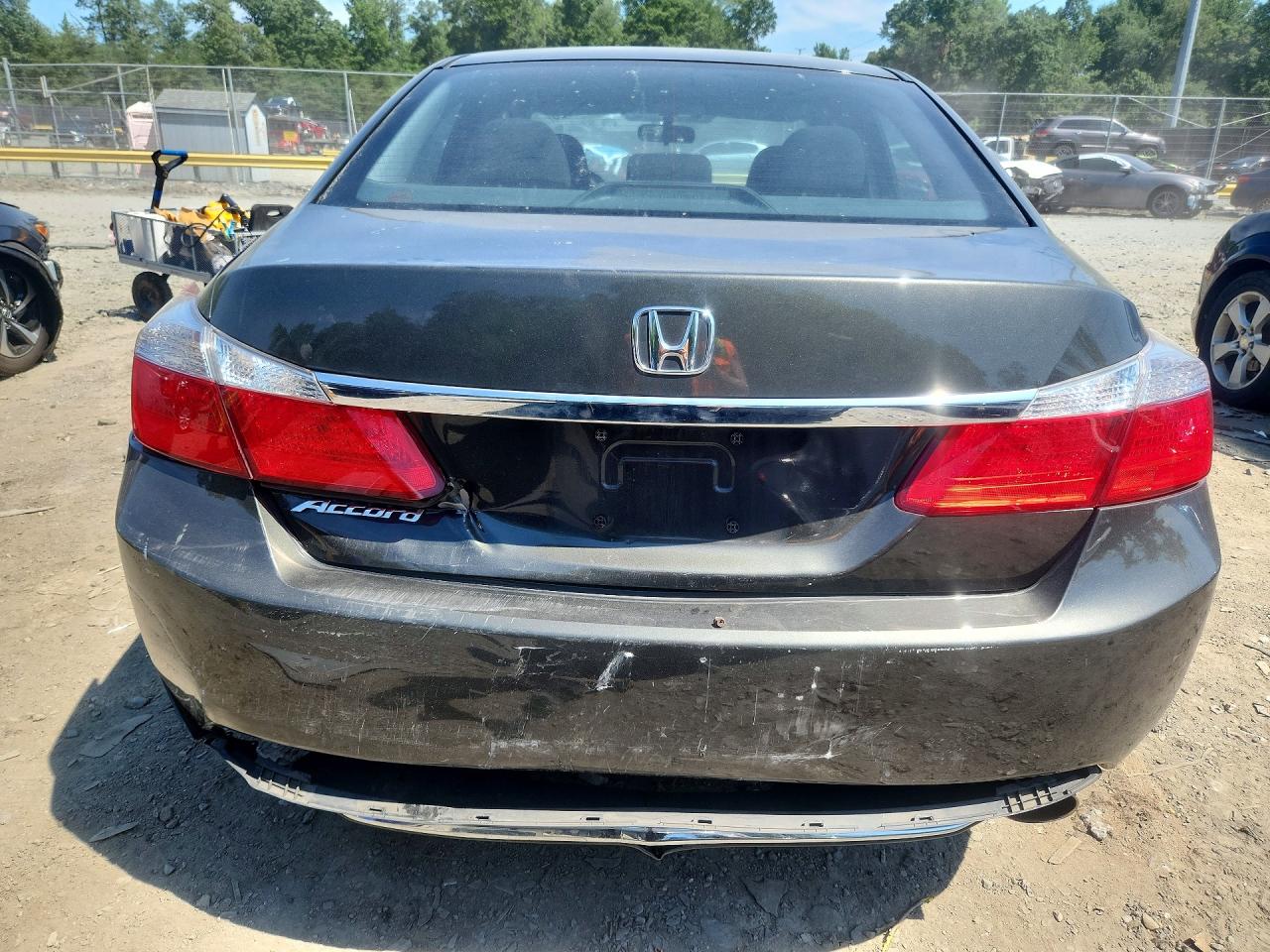 2013 Honda Accord Lx Gray vin: 1HGCR2F32DA099955