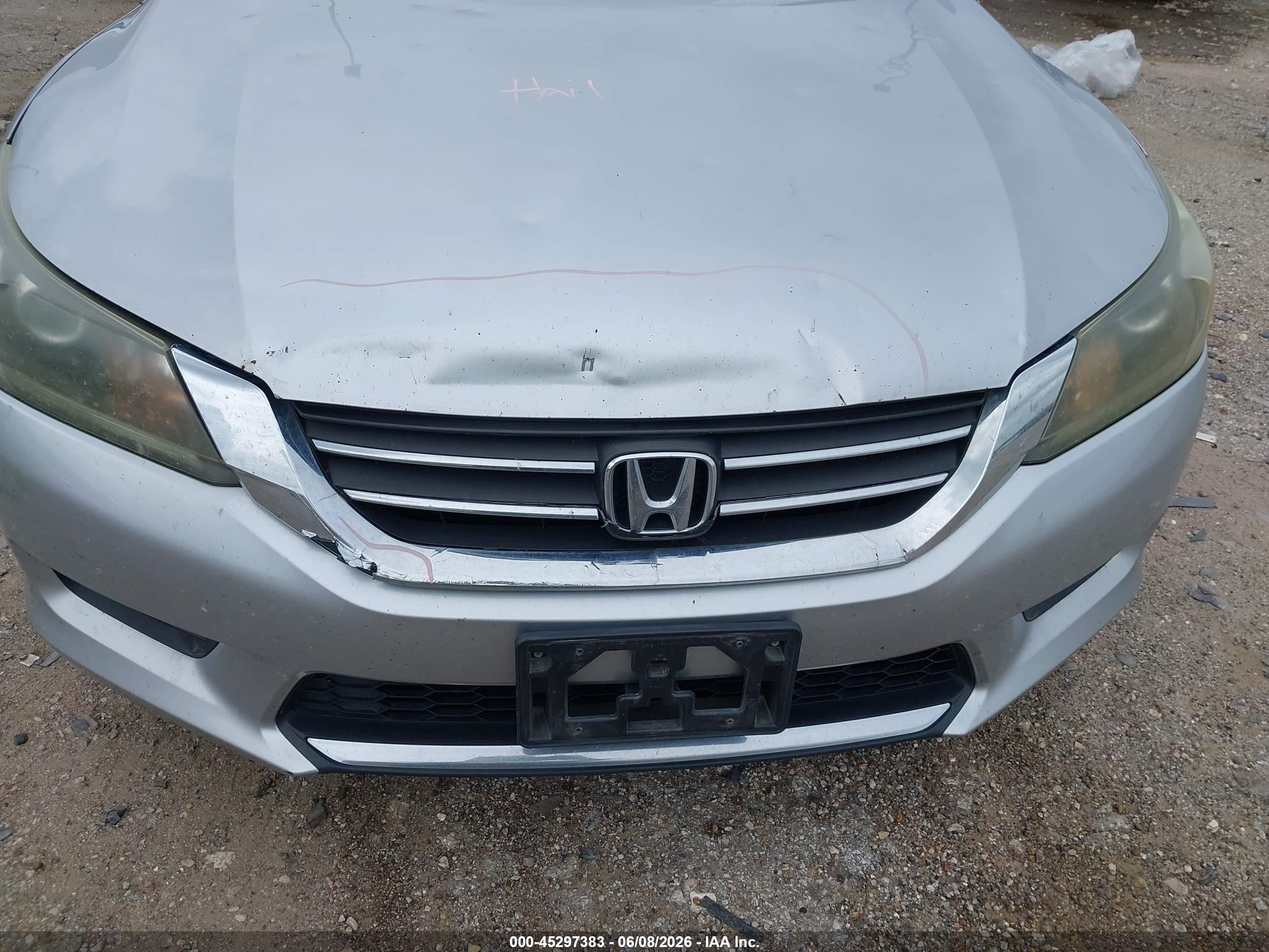 2013 Honda Accord Lx Silver vin: 1HGCR2F32DA101770