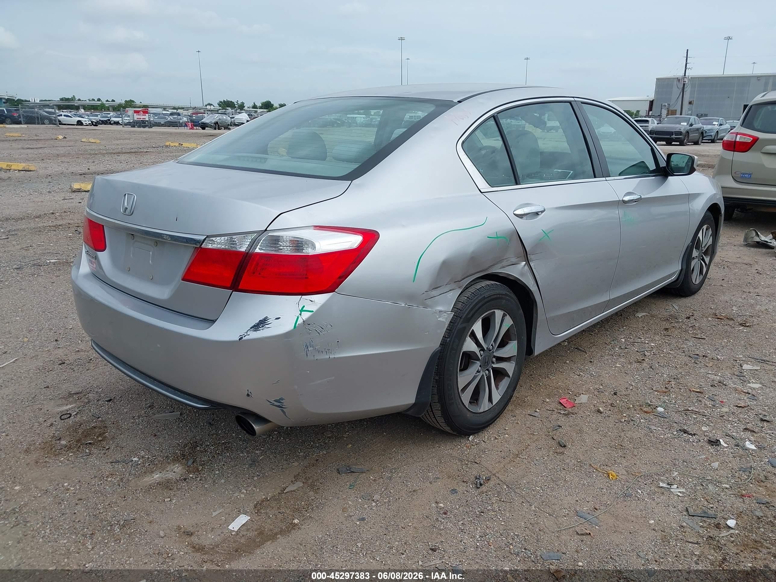 2013 Honda Accord Lx Silver vin: 1HGCR2F32DA101770