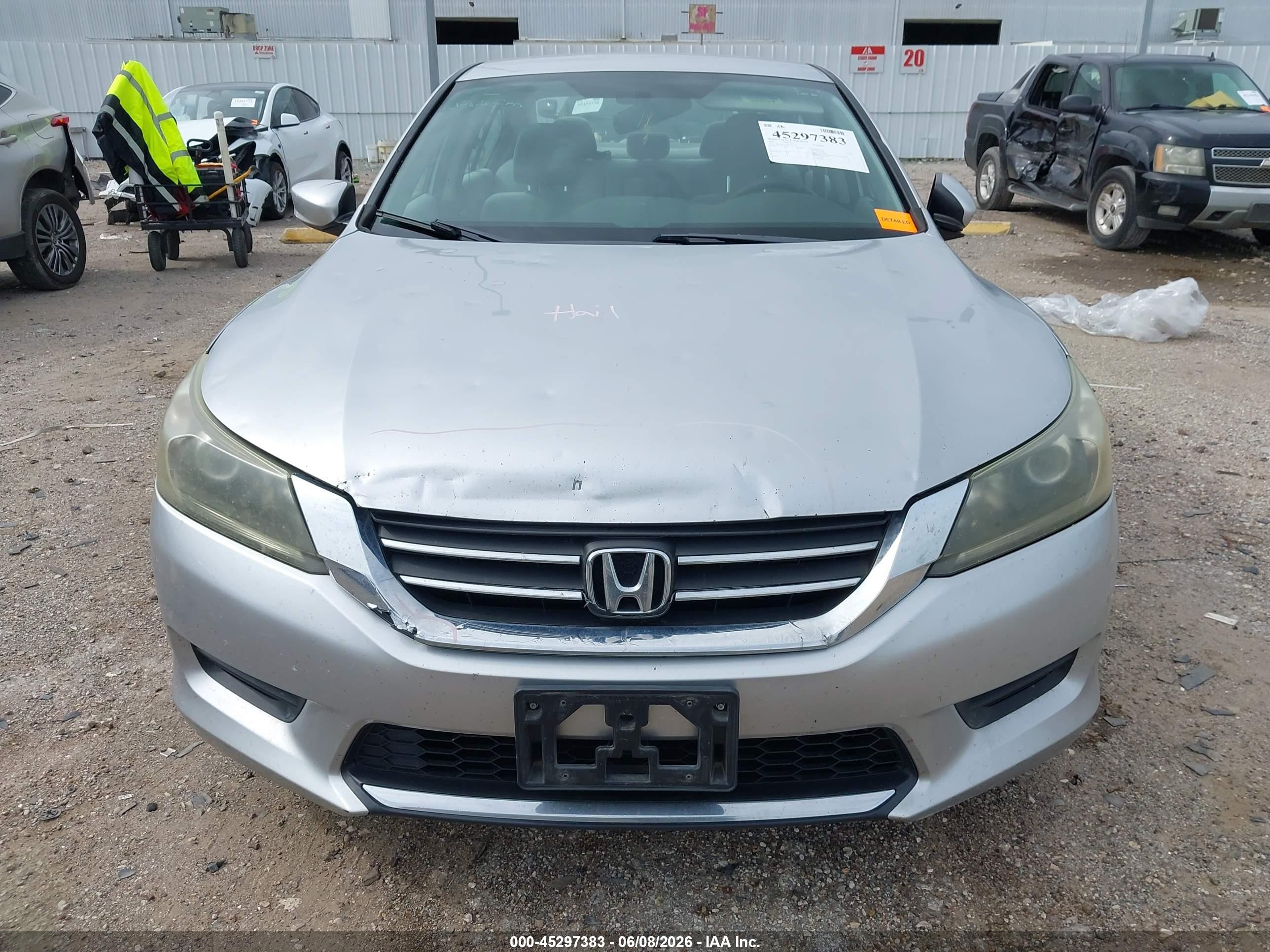 2013 Honda Accord Lx Silver vin: 1HGCR2F32DA101770