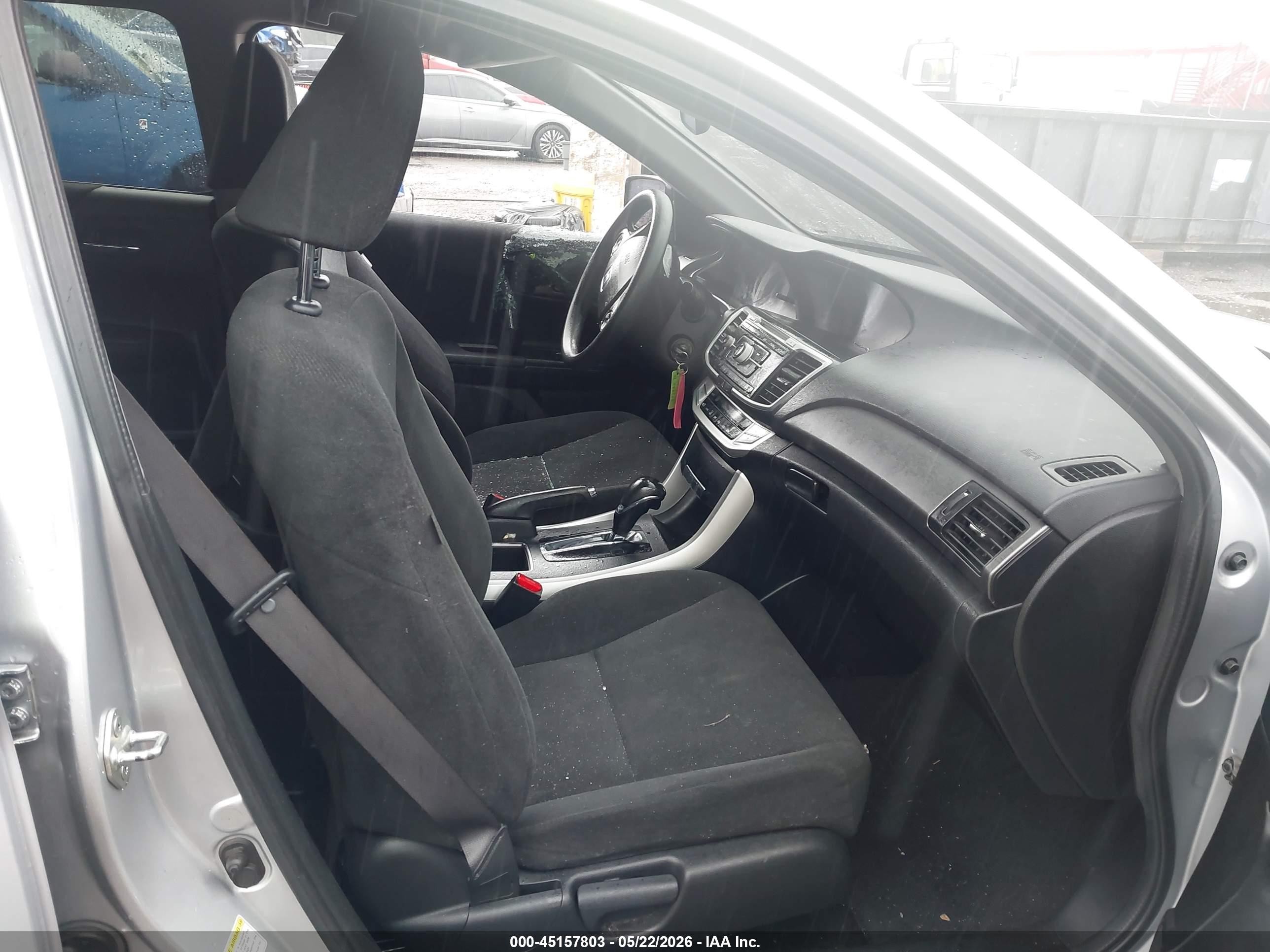 2013 Honda Accord Lx Silver vin: 1HGCR2F32DA123493