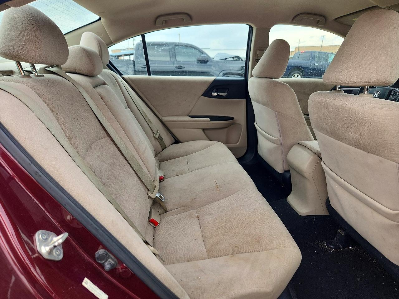 2013 Honda Accord Lx Burgundy vin: 1HGCR2F32DA126040