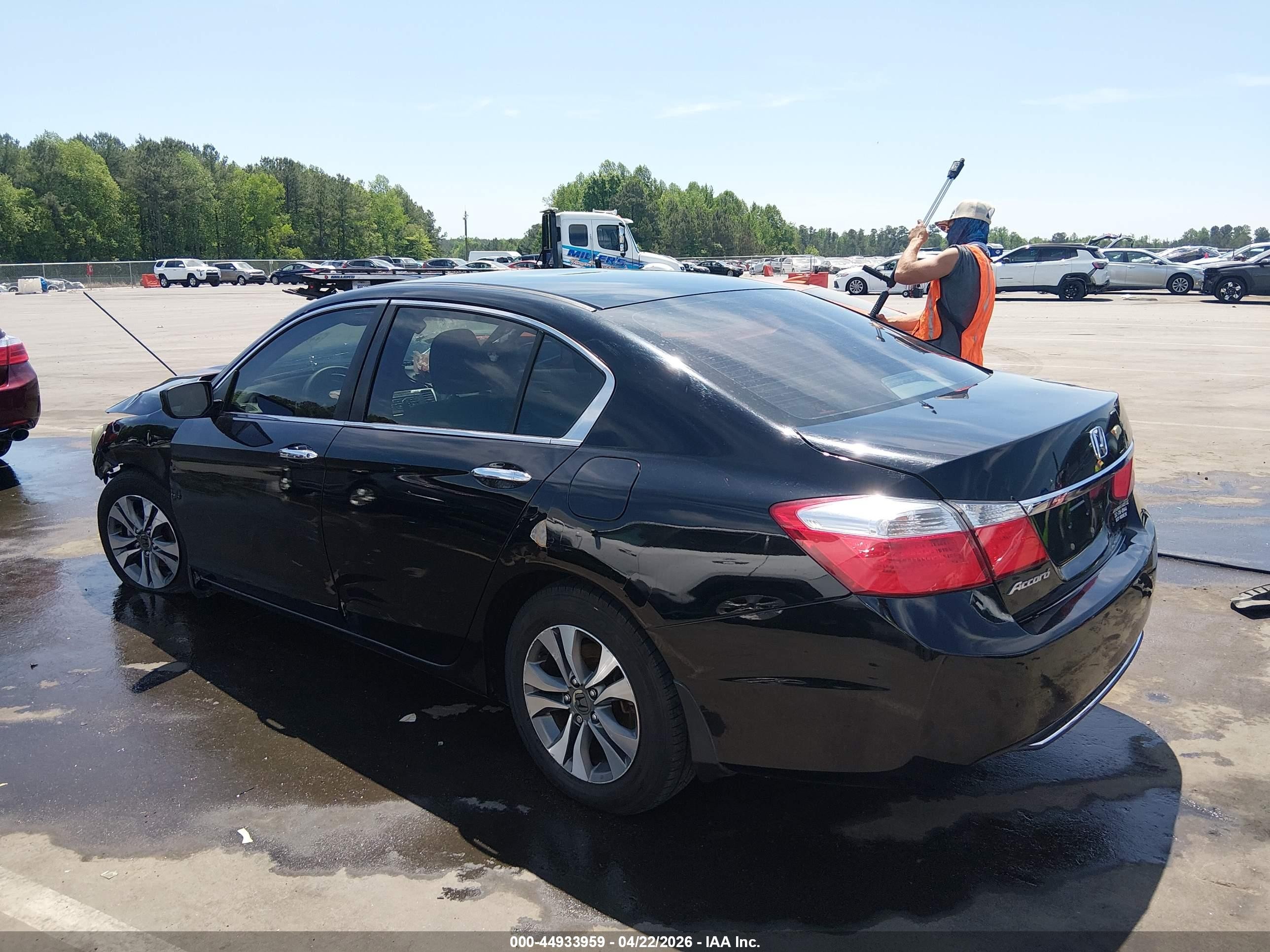 2013 Honda Accord Lx Черный vin: 1HGCR2F32DA128080