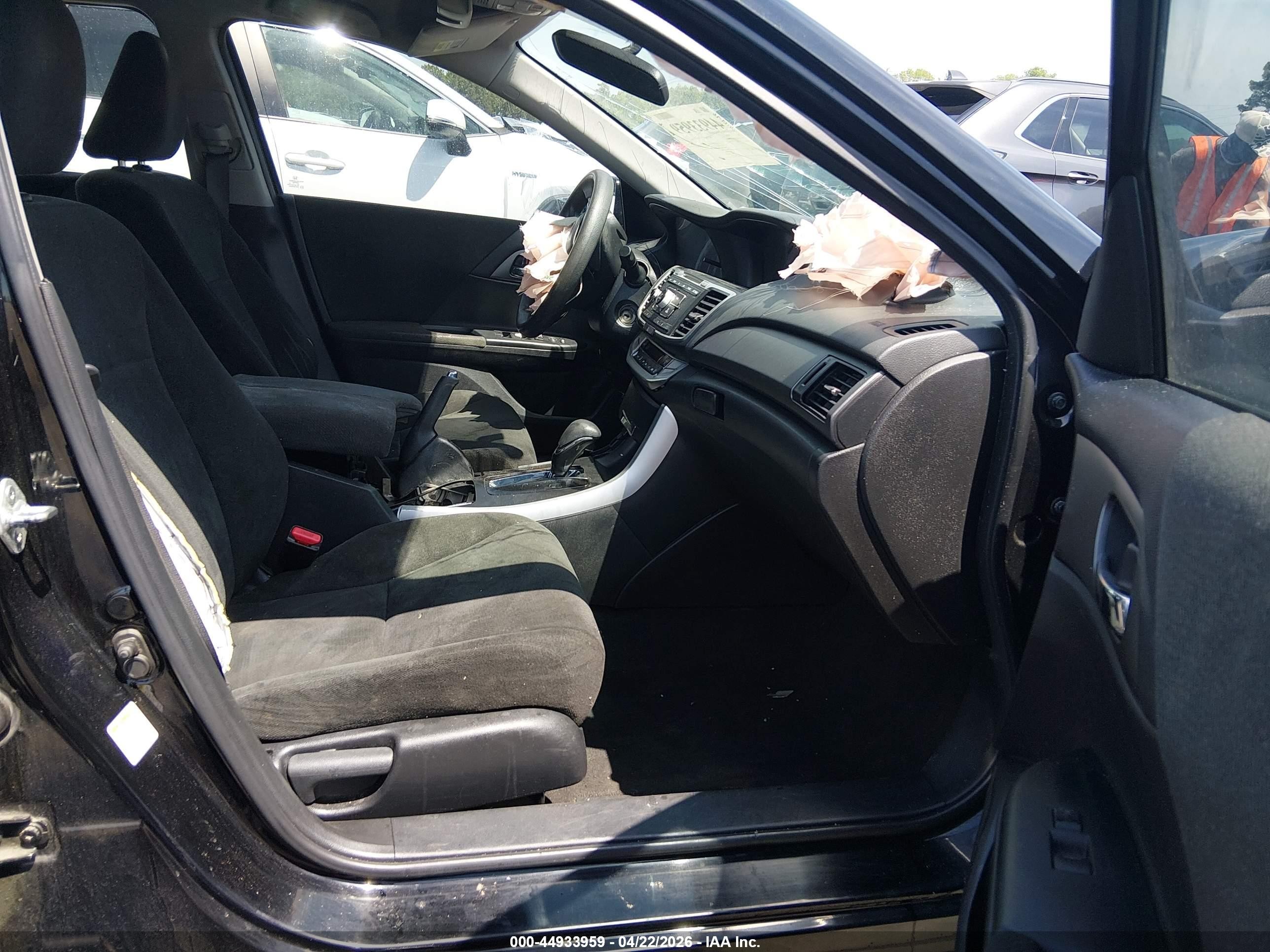 2013 Honda Accord Lx Черный vin: 1HGCR2F32DA128080