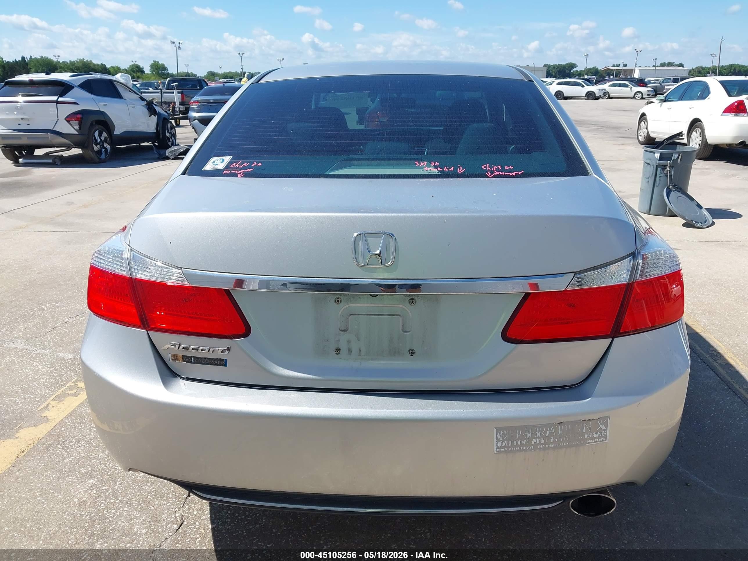 2013 Honda Accord Lx Silver vin: 1HGCR2F32DA131237