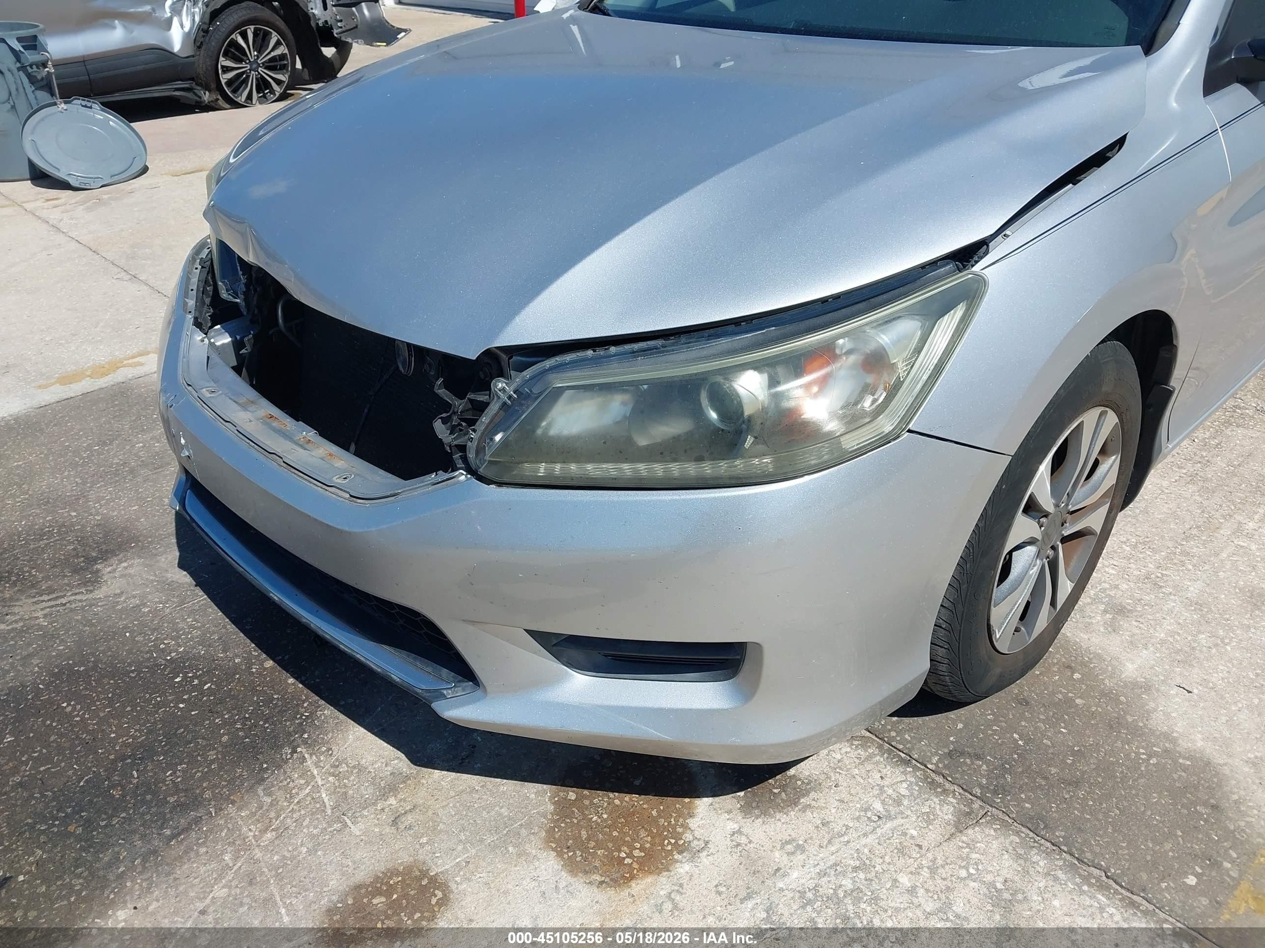 2013 Honda Accord Lx Silver vin: 1HGCR2F32DA131237