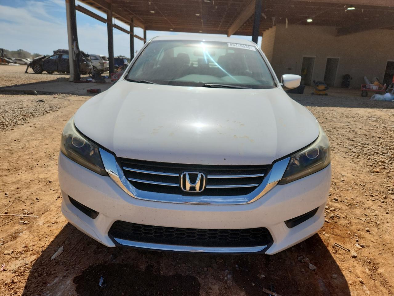2013 Honda Accord Lx White vin: 1HGCR2F32DA141444
