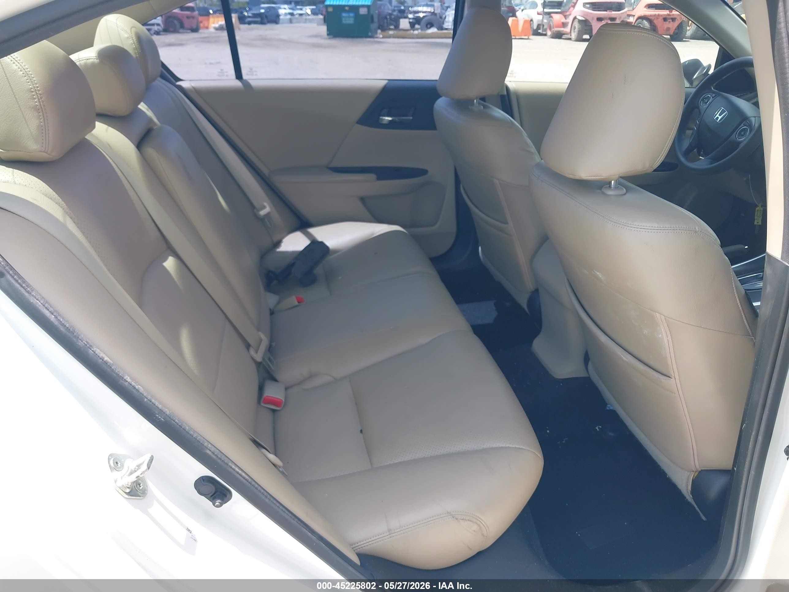 2013 Honda Accord Lx White vin: 1HGCR2F32DA146708