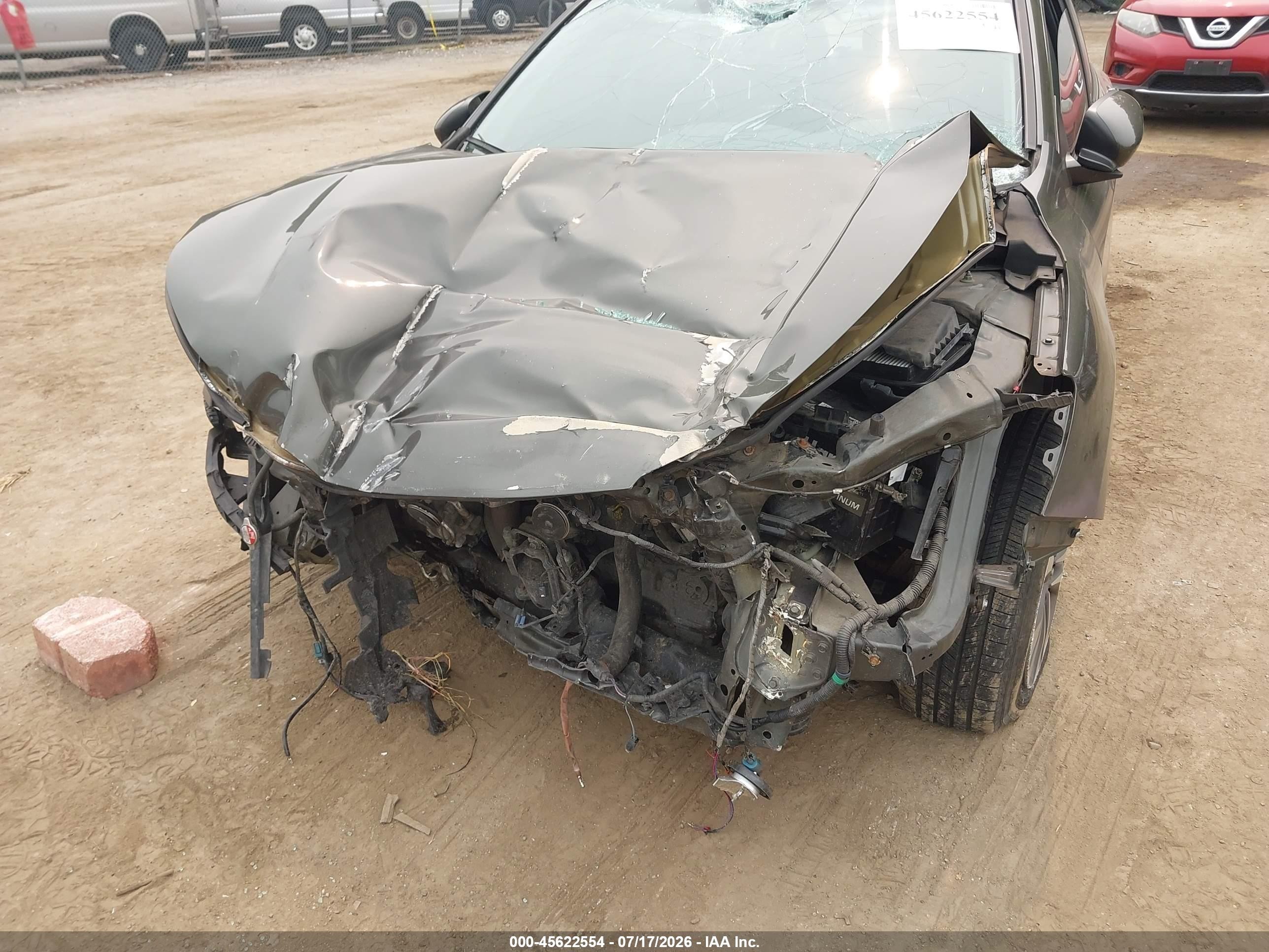 2013 Honda Accord Lx Gray vin: 1HGCR2F32DA152153