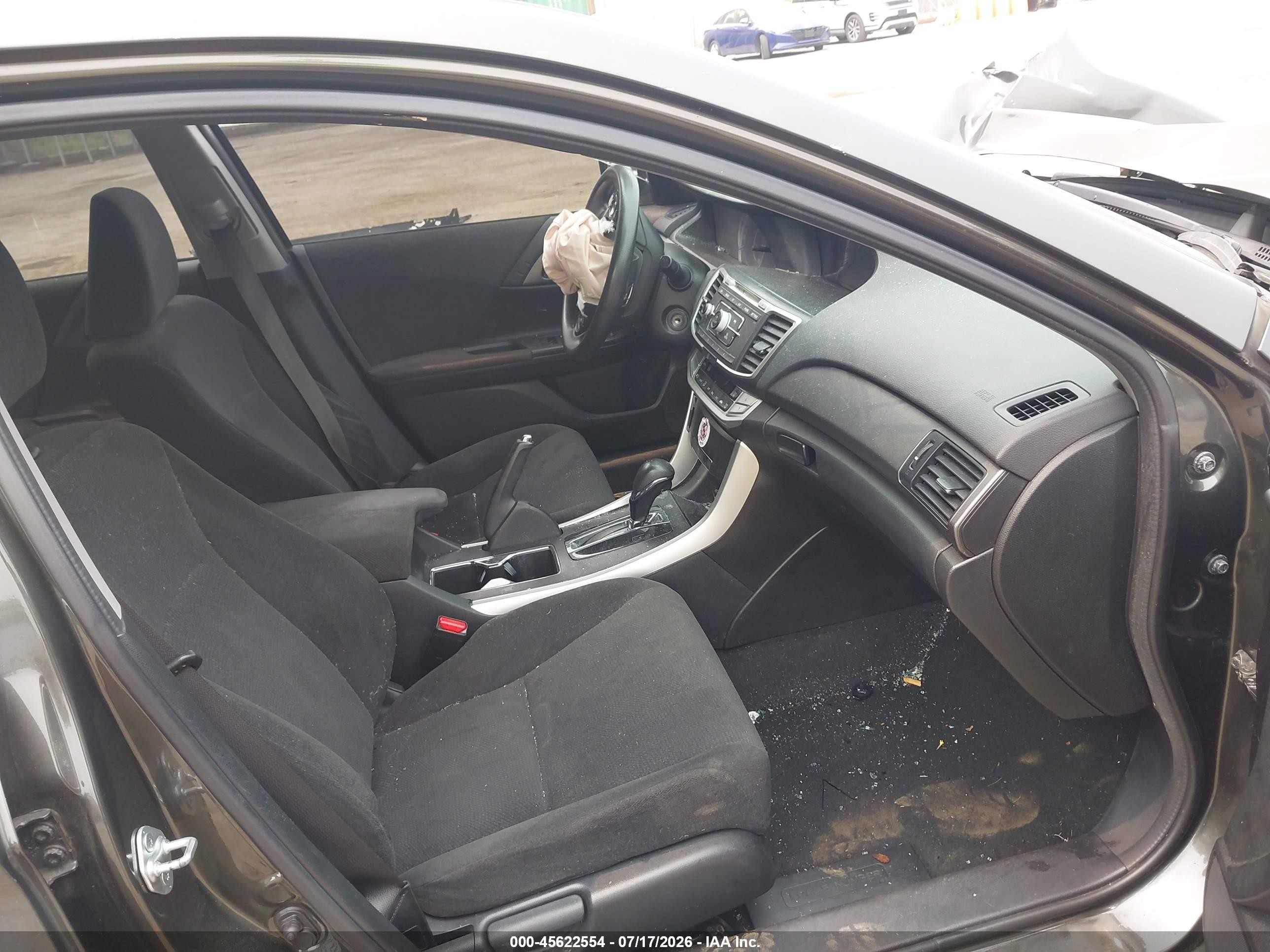 2013 Honda Accord Lx Gray vin: 1HGCR2F32DA152153