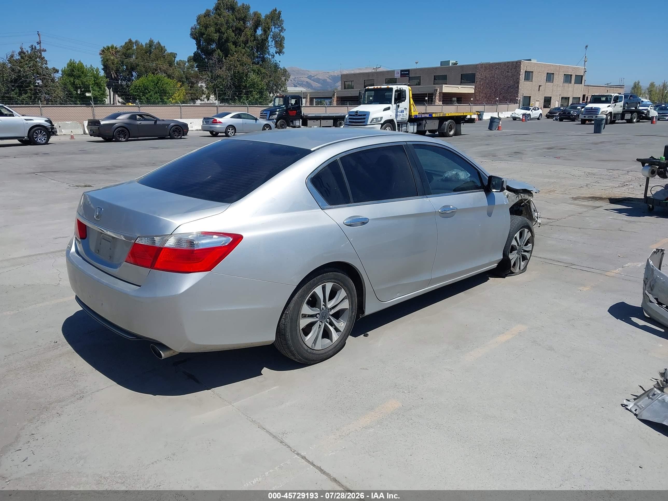 2013 Honda Accord Lx Серый vin: 1HGCR2F32DA152203