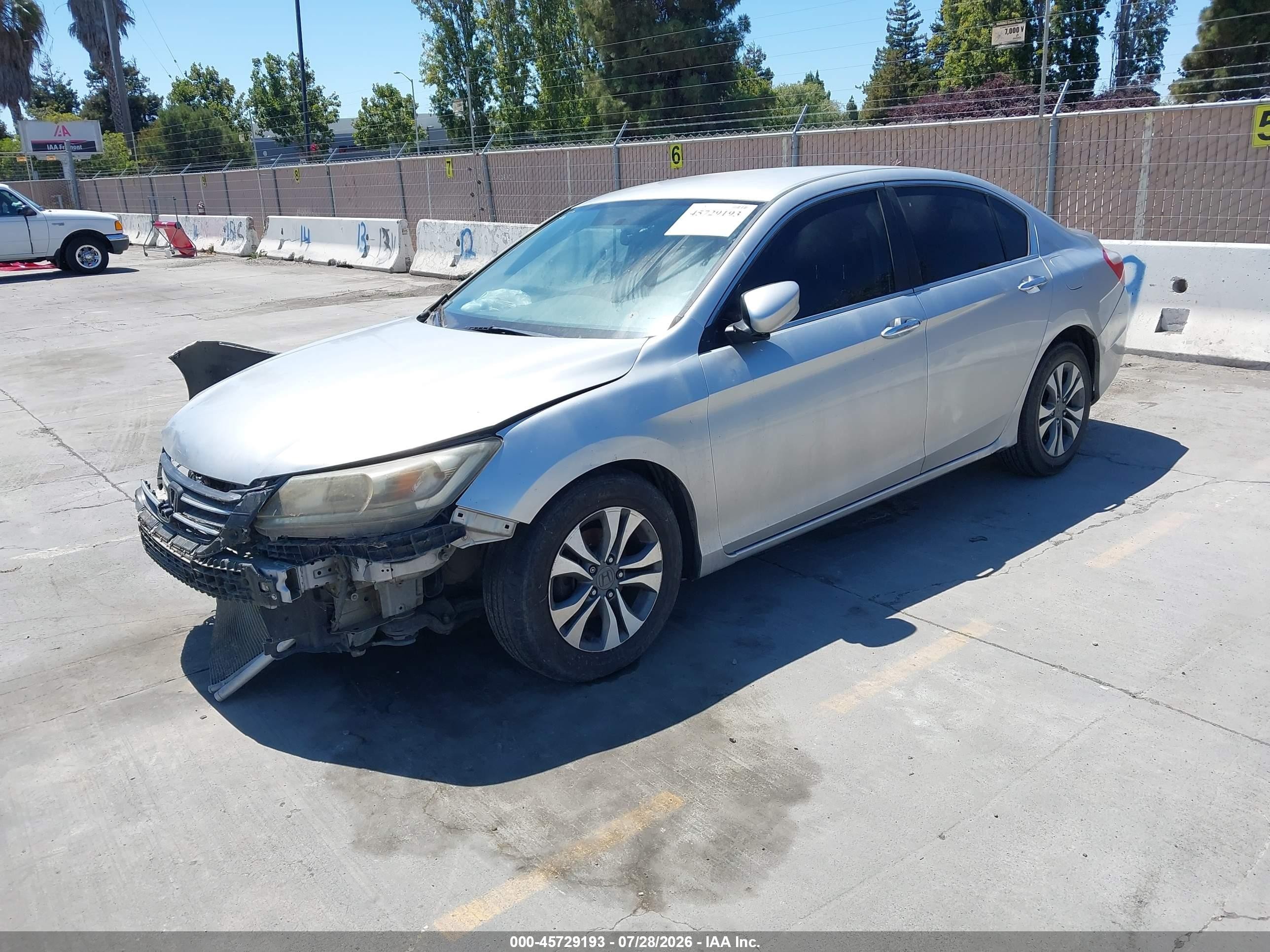 2013 Honda Accord Lx Серый vin: 1HGCR2F32DA152203