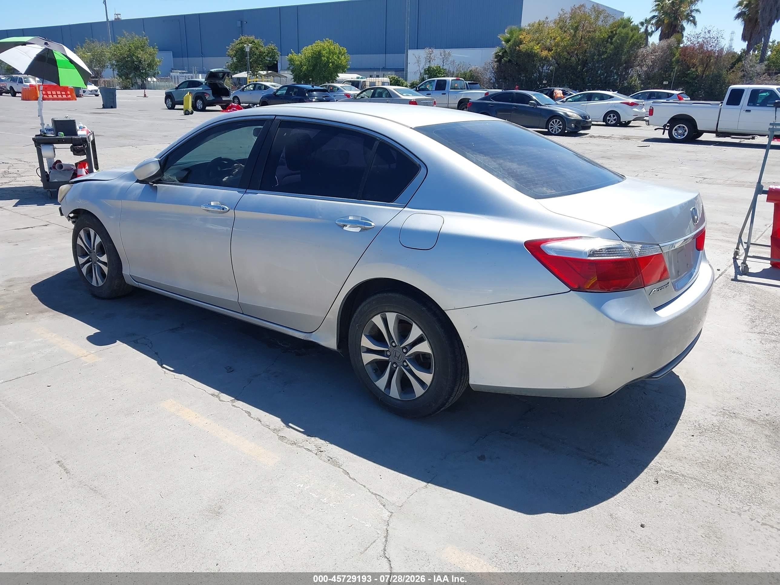 2013 Honda Accord Lx Серый vin: 1HGCR2F32DA152203