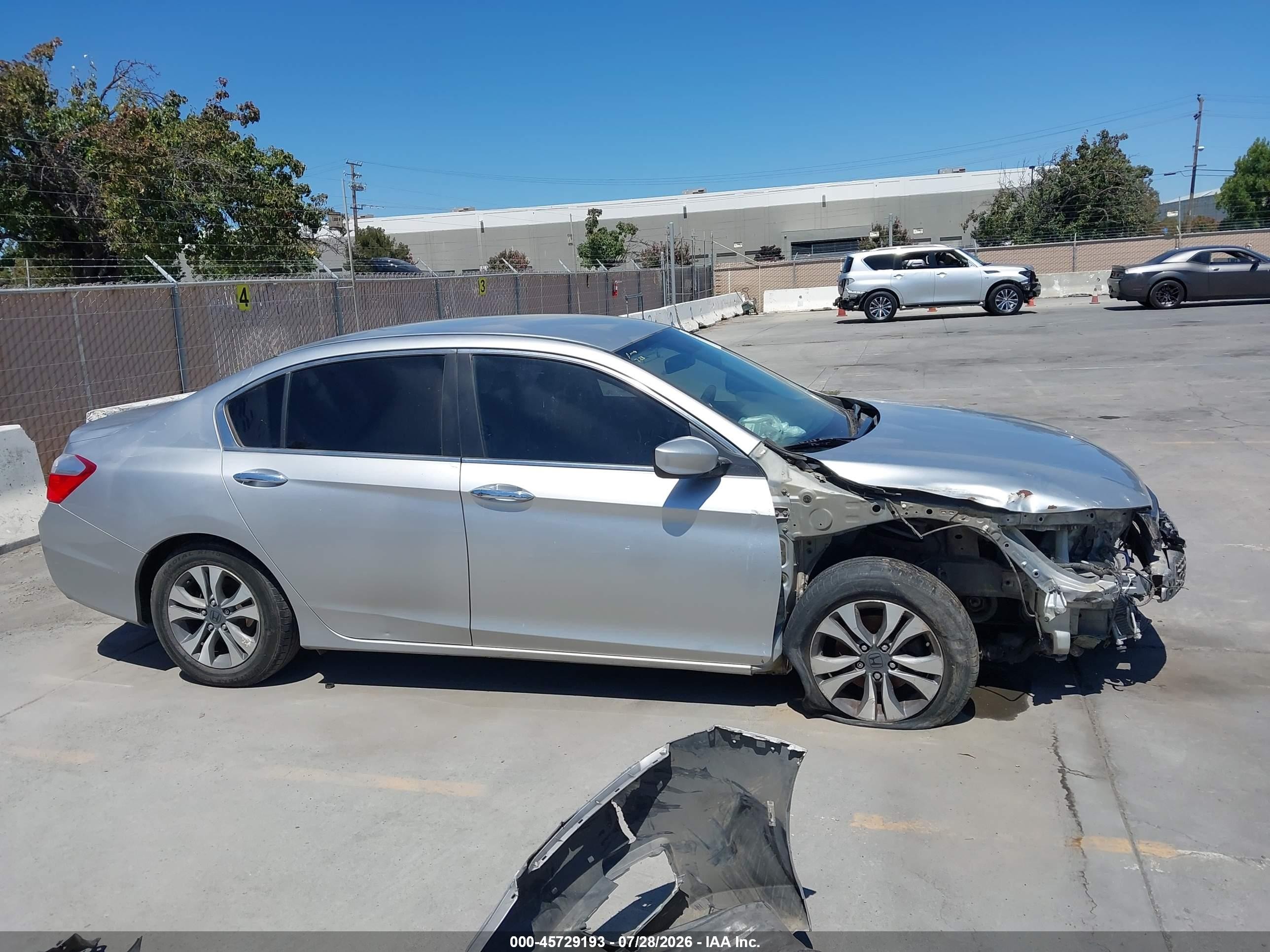 2013 Honda Accord Lx Серый vin: 1HGCR2F32DA152203
