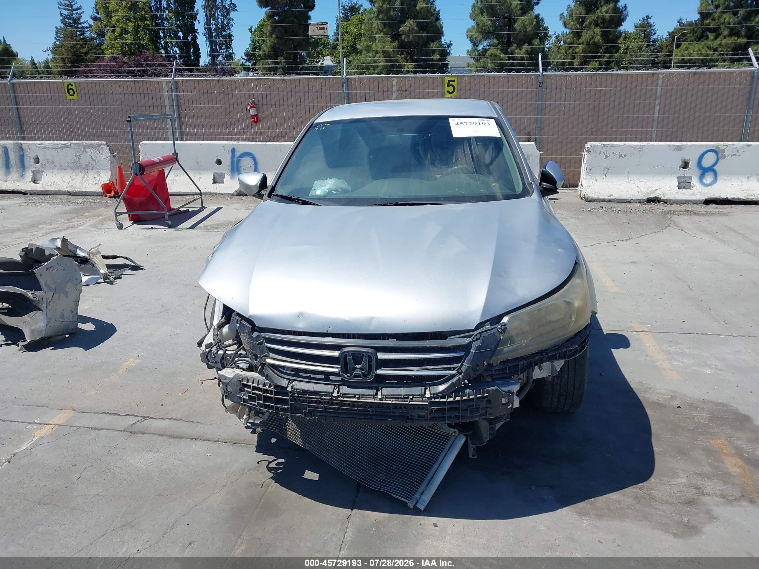 2013 Honda Accord Lx Серый vin: 1HGCR2F32DA152203