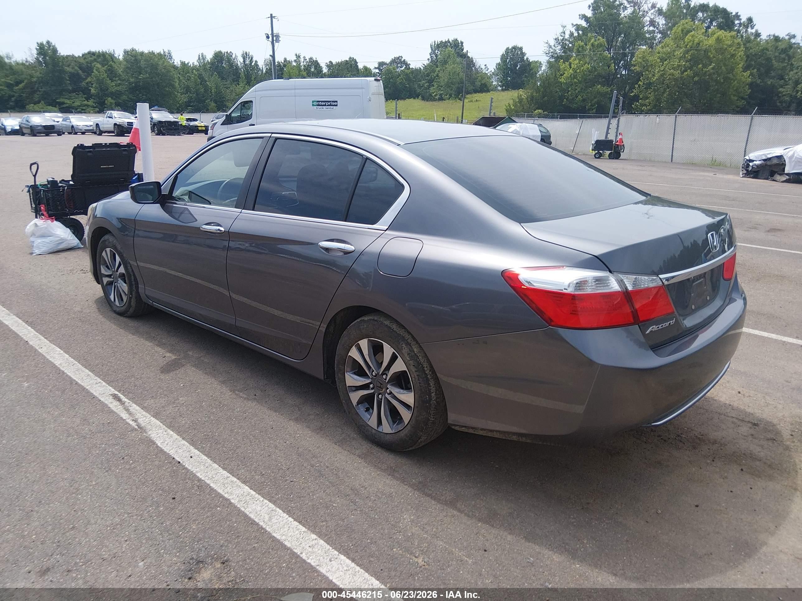 2013 Honda Accord Lx Gray vin: 1HGCR2F32DA157675
