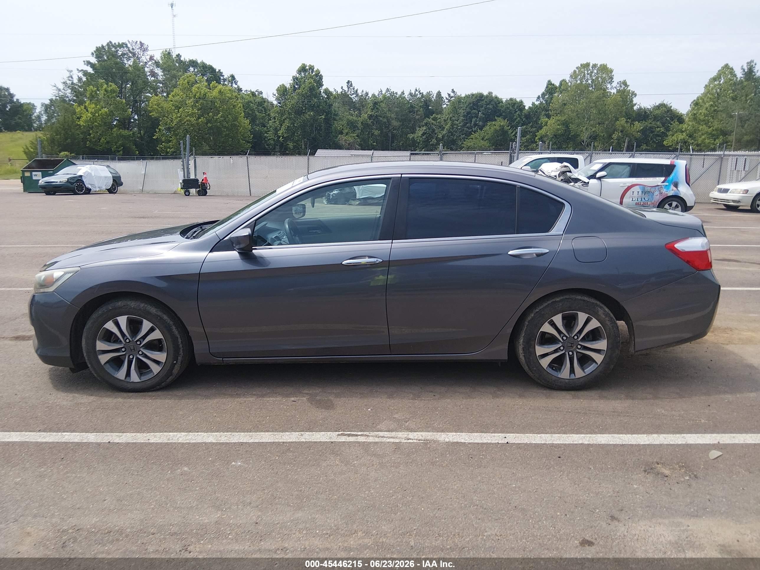 2013 Honda Accord Lx Gray vin: 1HGCR2F32DA157675