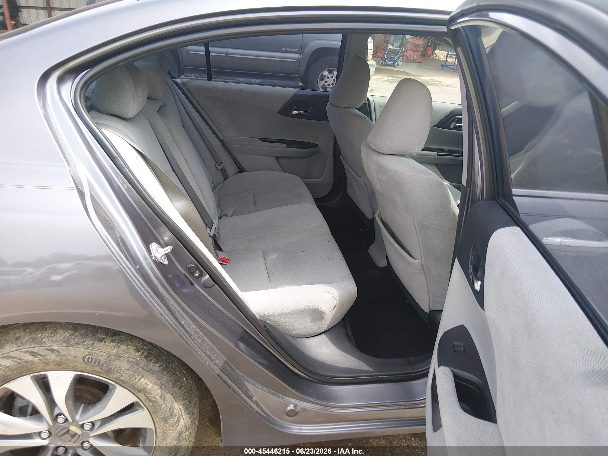 2013 Honda Accord Lx Gray vin: 1HGCR2F32DA157675