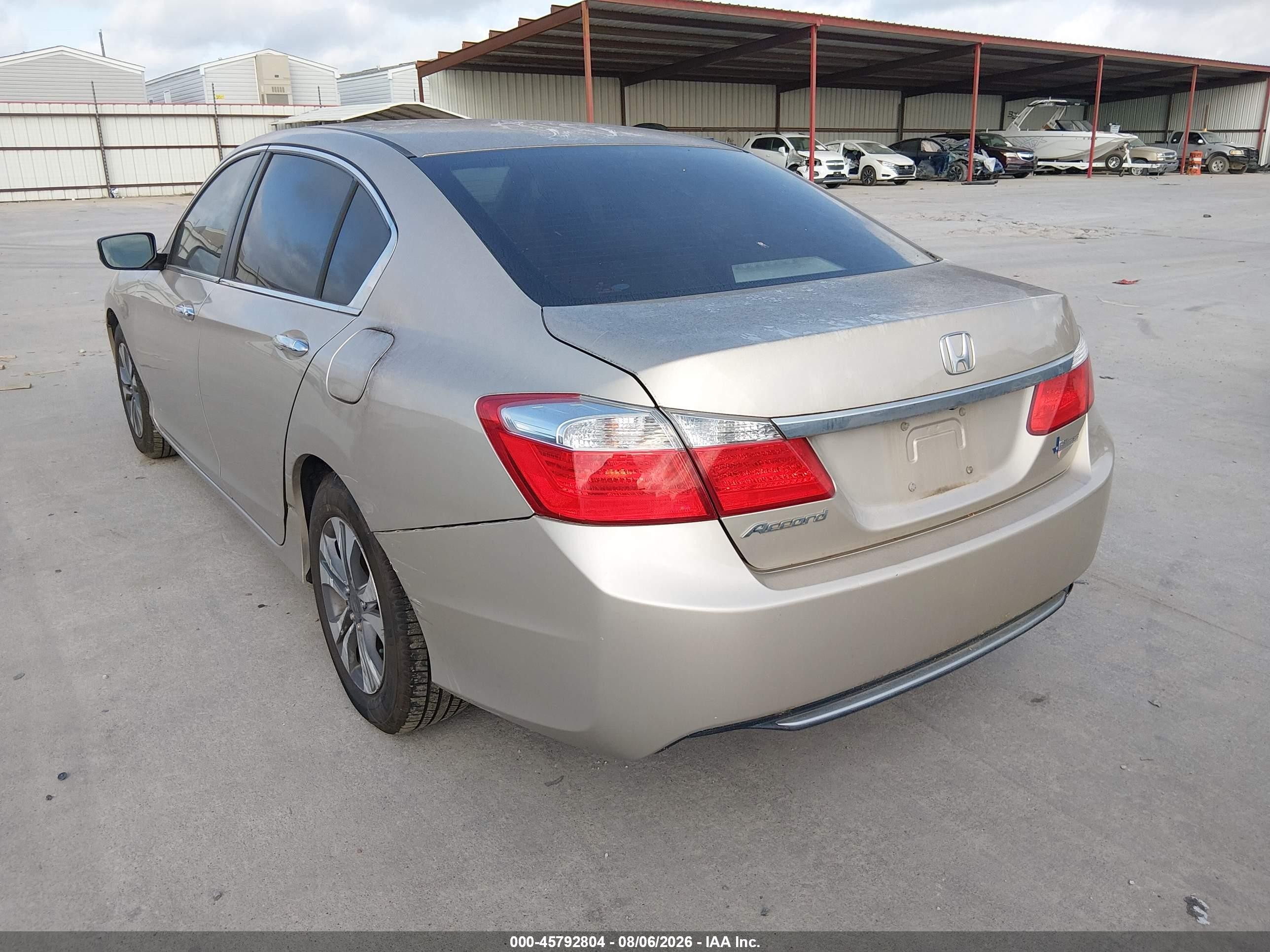 2013 Honda Accord Lx Бежевый vin: 1HGCR2F32DA171592
