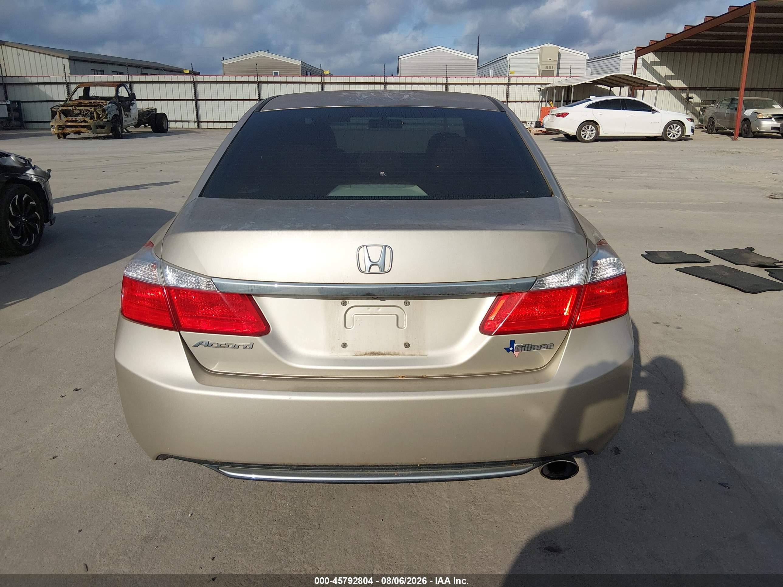 2013 Honda Accord Lx Бежевый vin: 1HGCR2F32DA171592